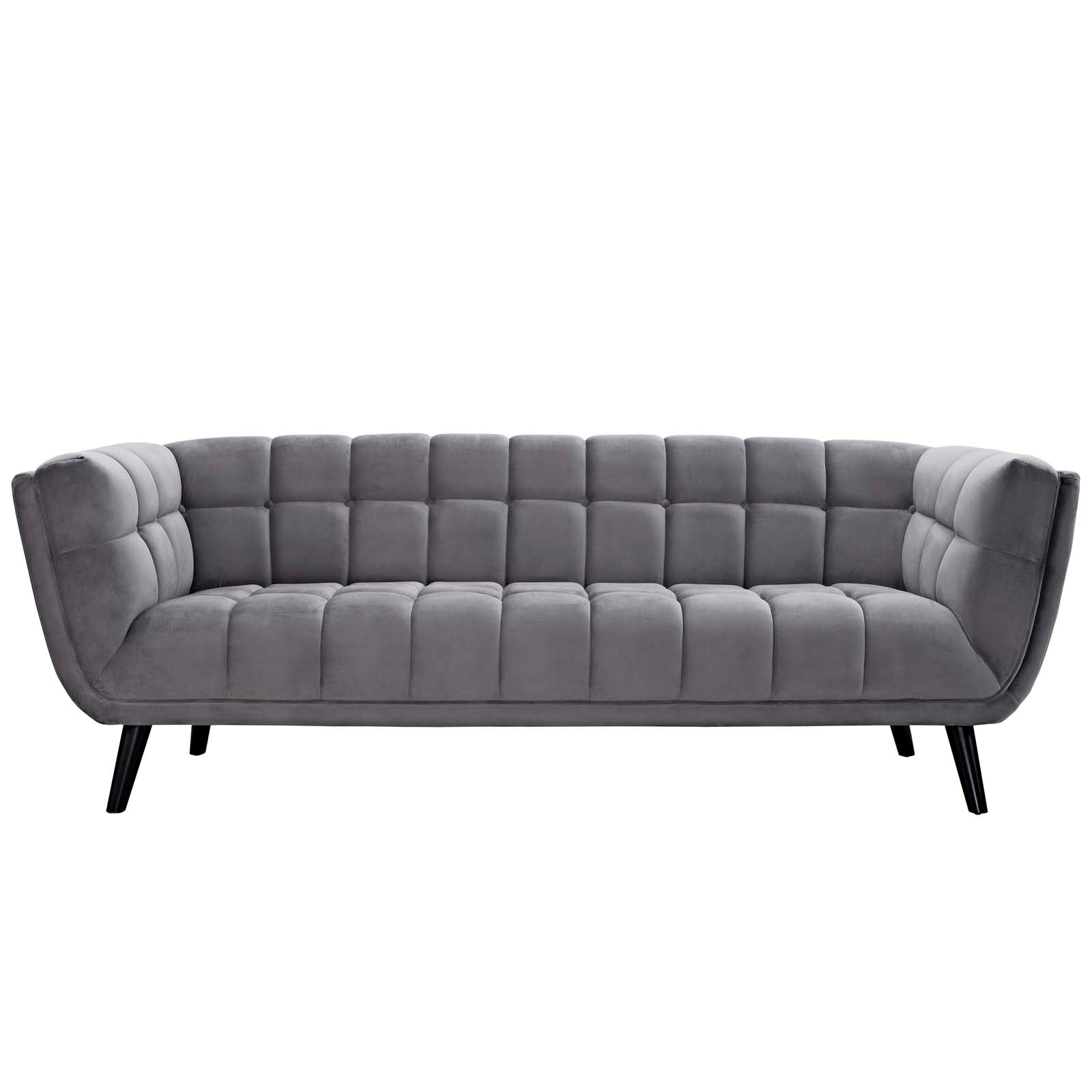 Modway Sofas & Couches - Bestow Performance Velvet Sofa Gray