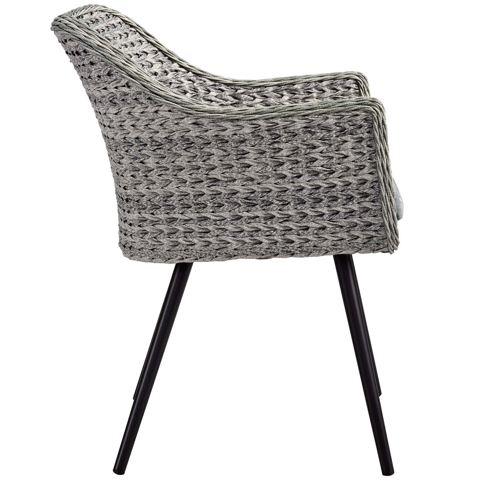 Modway Outdoor Chairs - Endeavor Dining Chair Gray