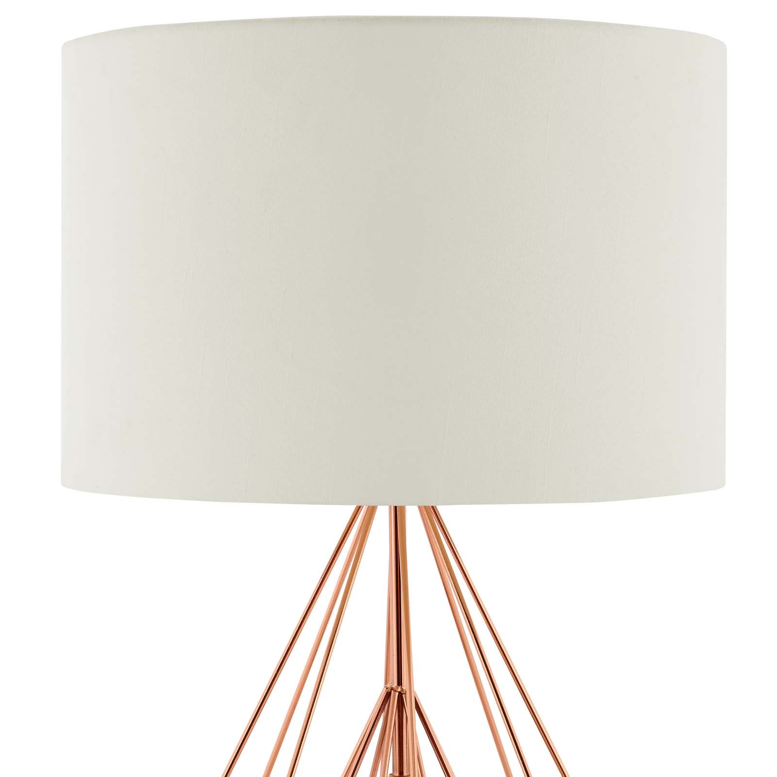 Modway Table Lamps - Precious Table Lamp Rose Gold