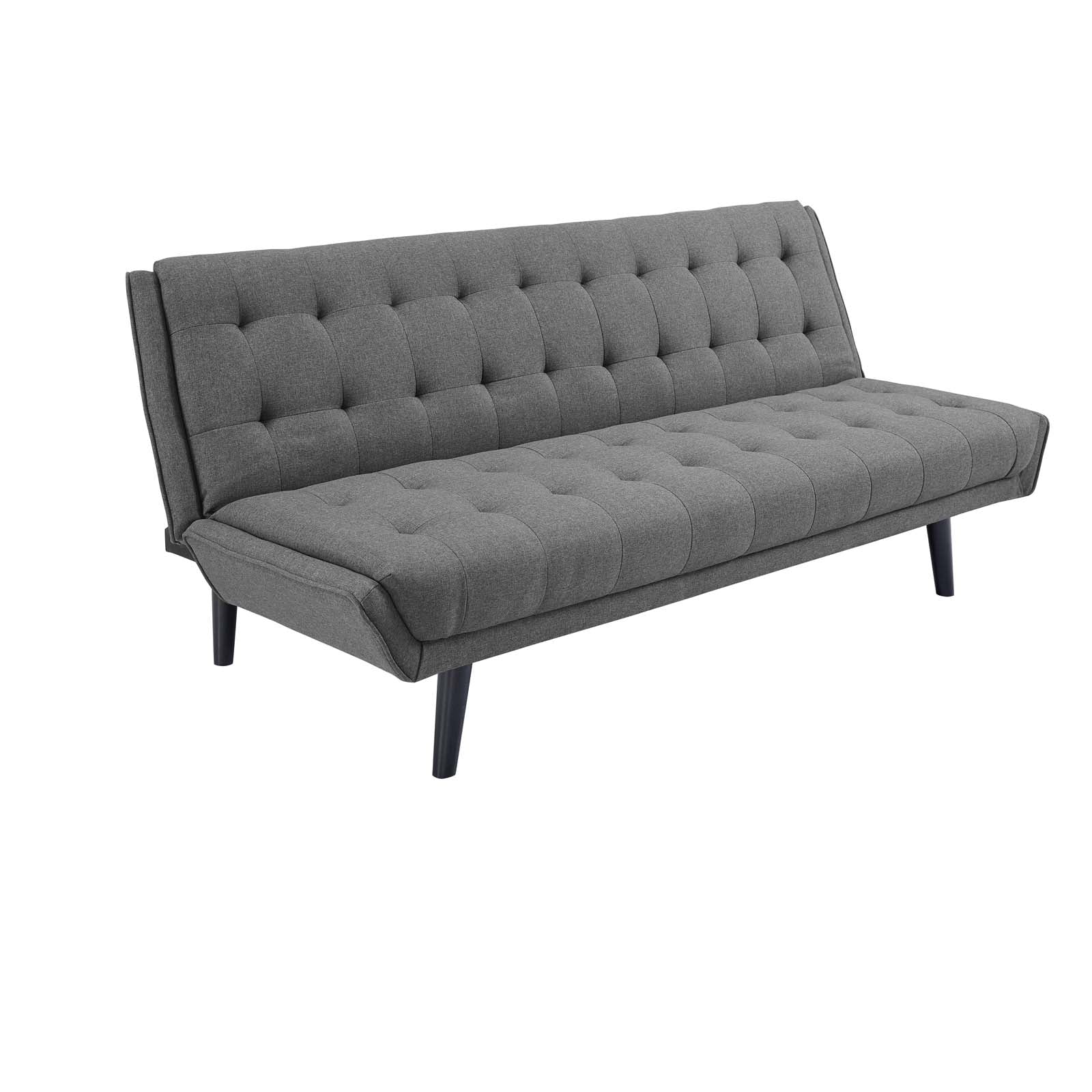 Modway Sofas & Couches - Glance Tufted Convertible Fabric Sofa Bed Gray