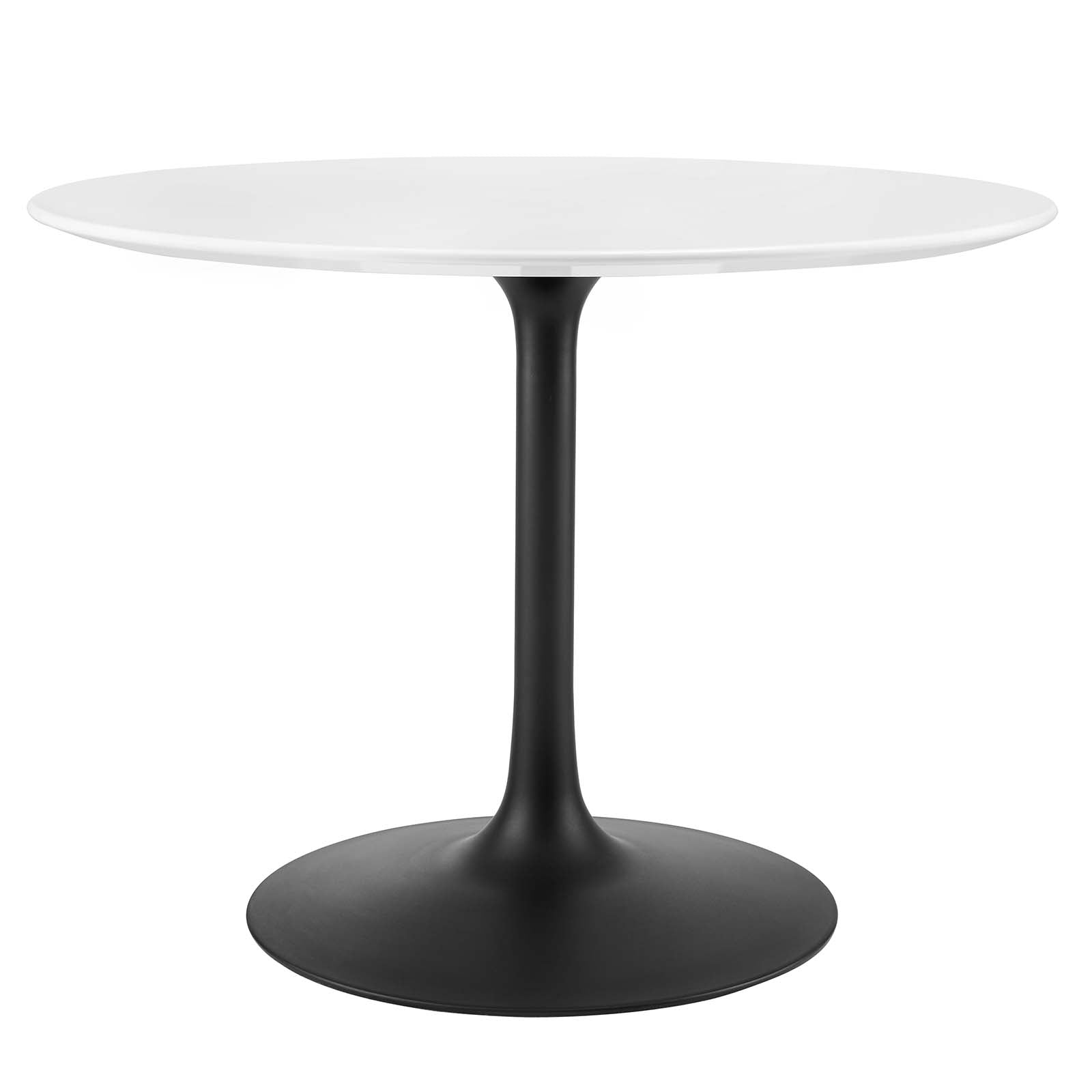Modway Dining Tables - Lippa 40" Round Wood Dining Table Black & White
