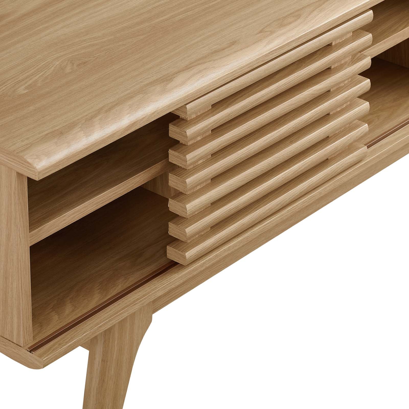 Modway TV & Media Units - Render 46" Media Console TV Stand Oak