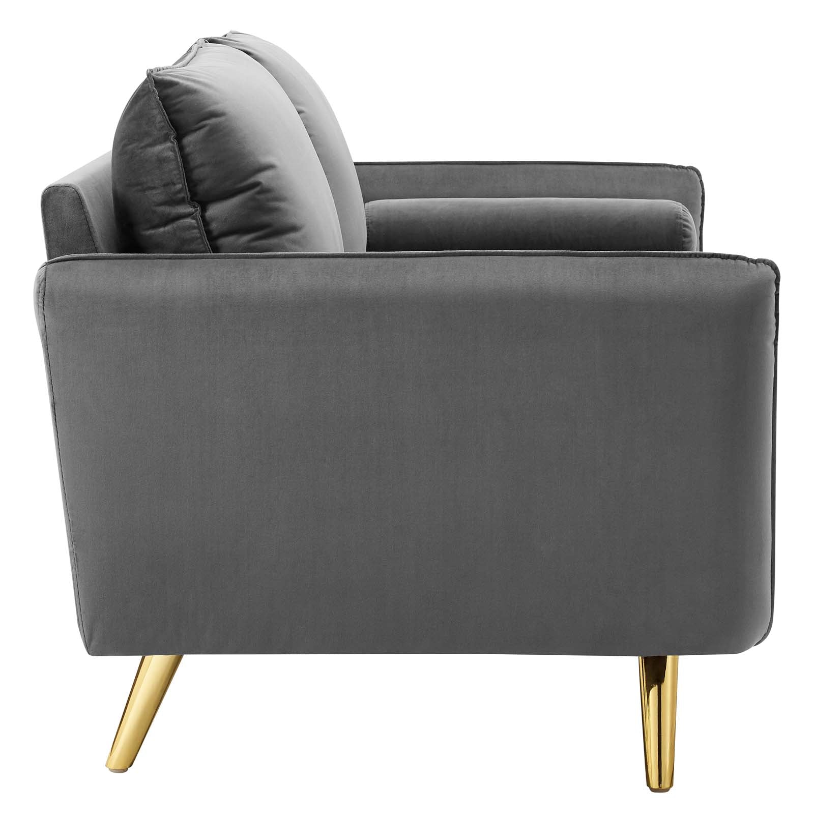 Modway Sofas & Couches - Revive Performance Velvet Sofa Gray