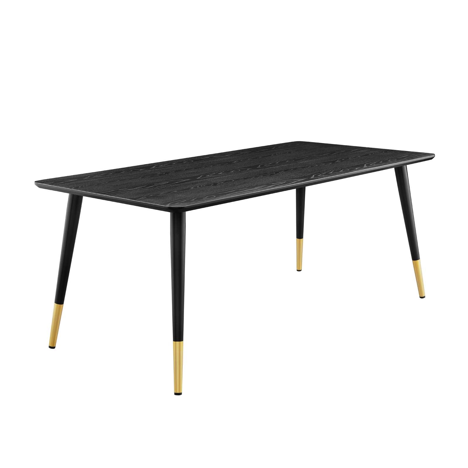 Modway Dining Tables - Vigor Rectangular Dining Table Black