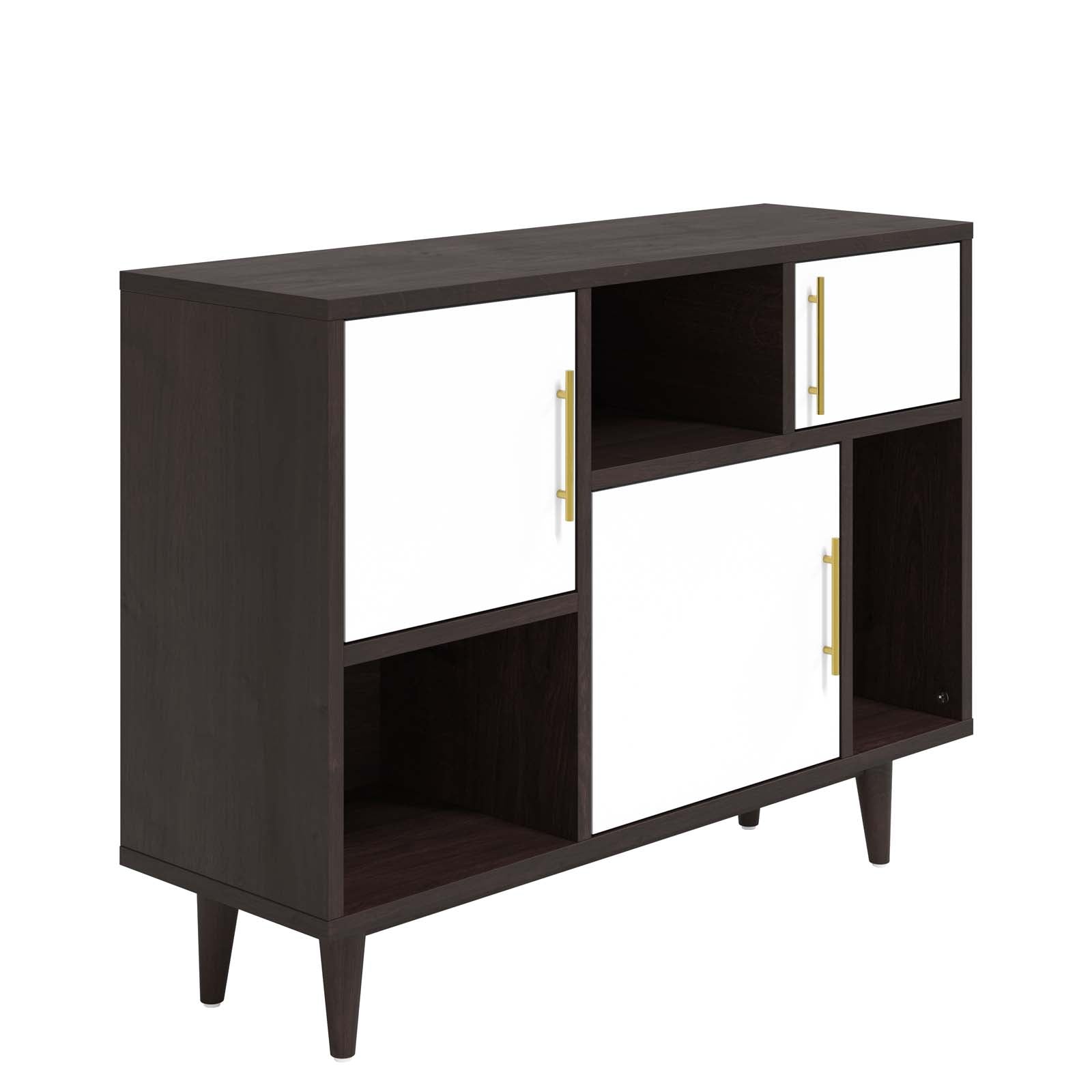 Modway Bookcases & Display Units - Daxton Display Stand Cappuccino White