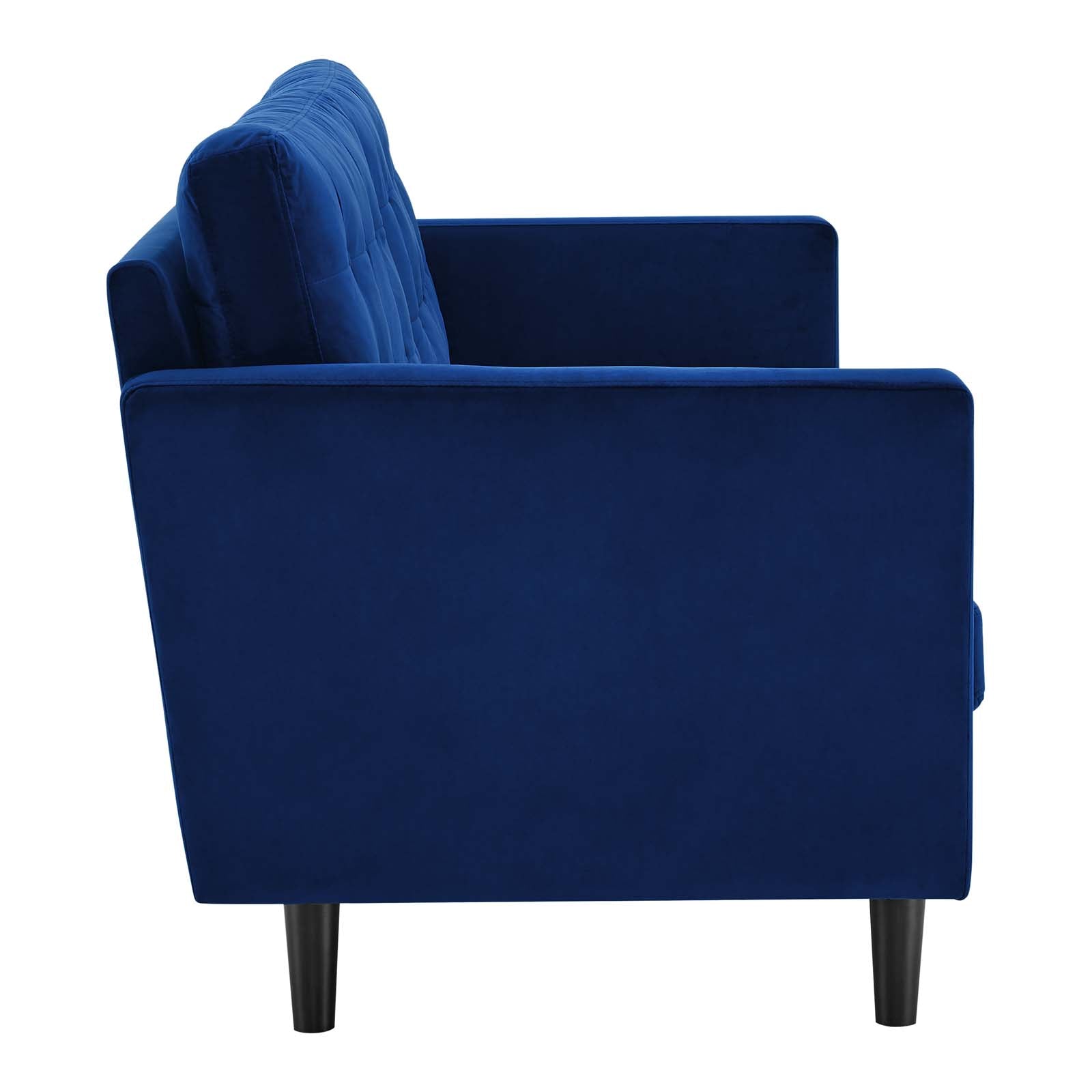 Modway Sofas & Couches - Exalt Tufted Performance Velvet Sofa Navy