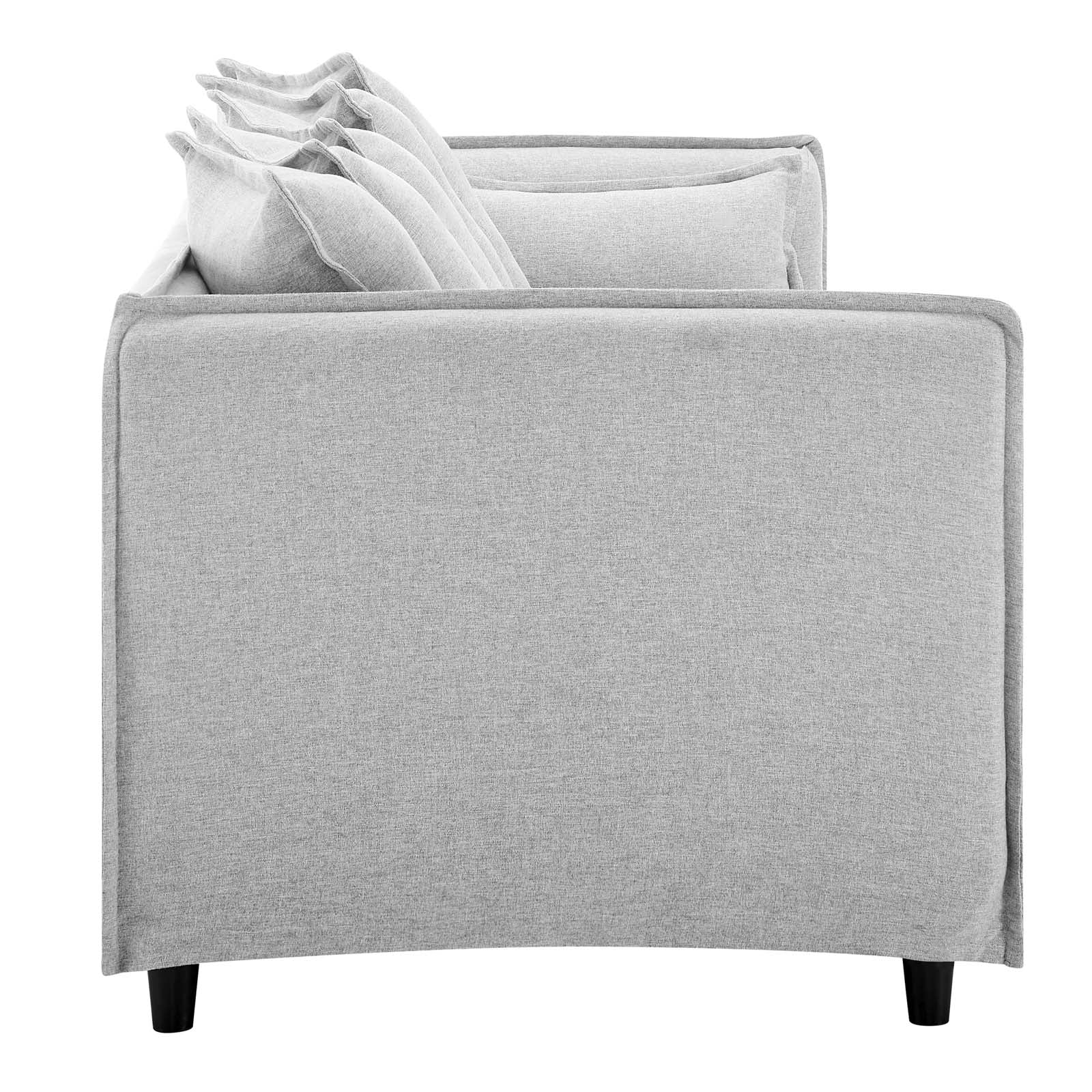 Modway Sofas & Couches - Avalon Slipcover Fabric Sofa Light Gray