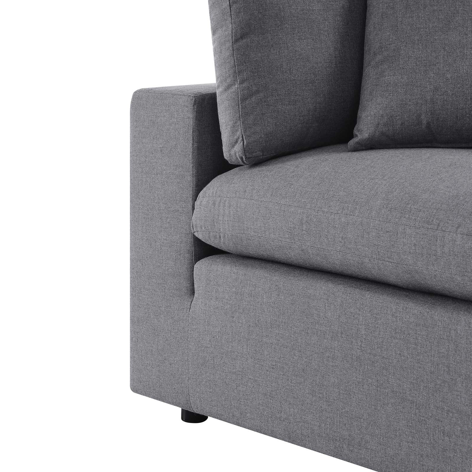 Modway Outdoor Chairs - Commix Sunbrella Outdoor Patio Armless Chair Gray