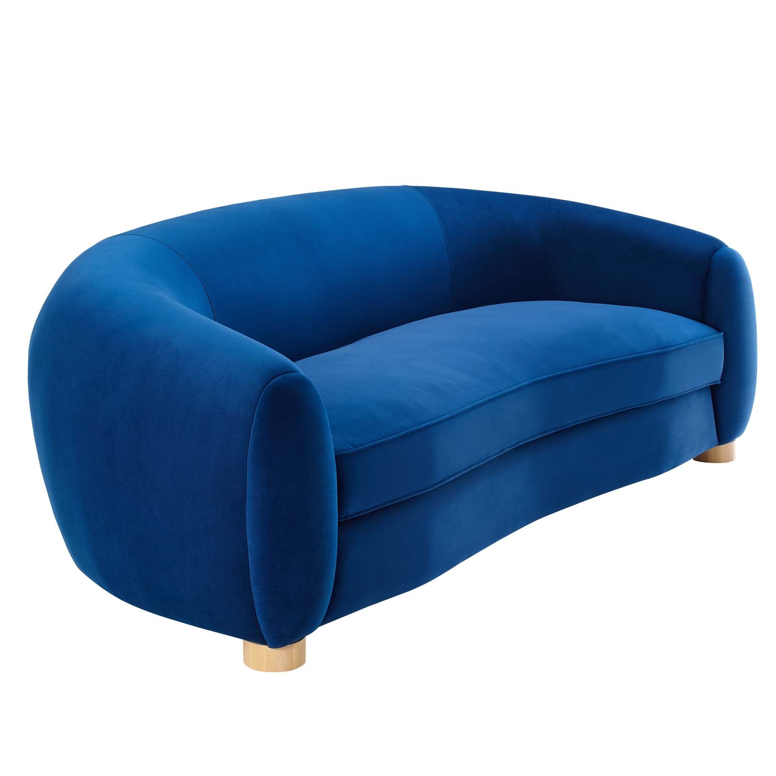 Modway Sofas & Couches - Abundant Performance Velvet Sofa Navy