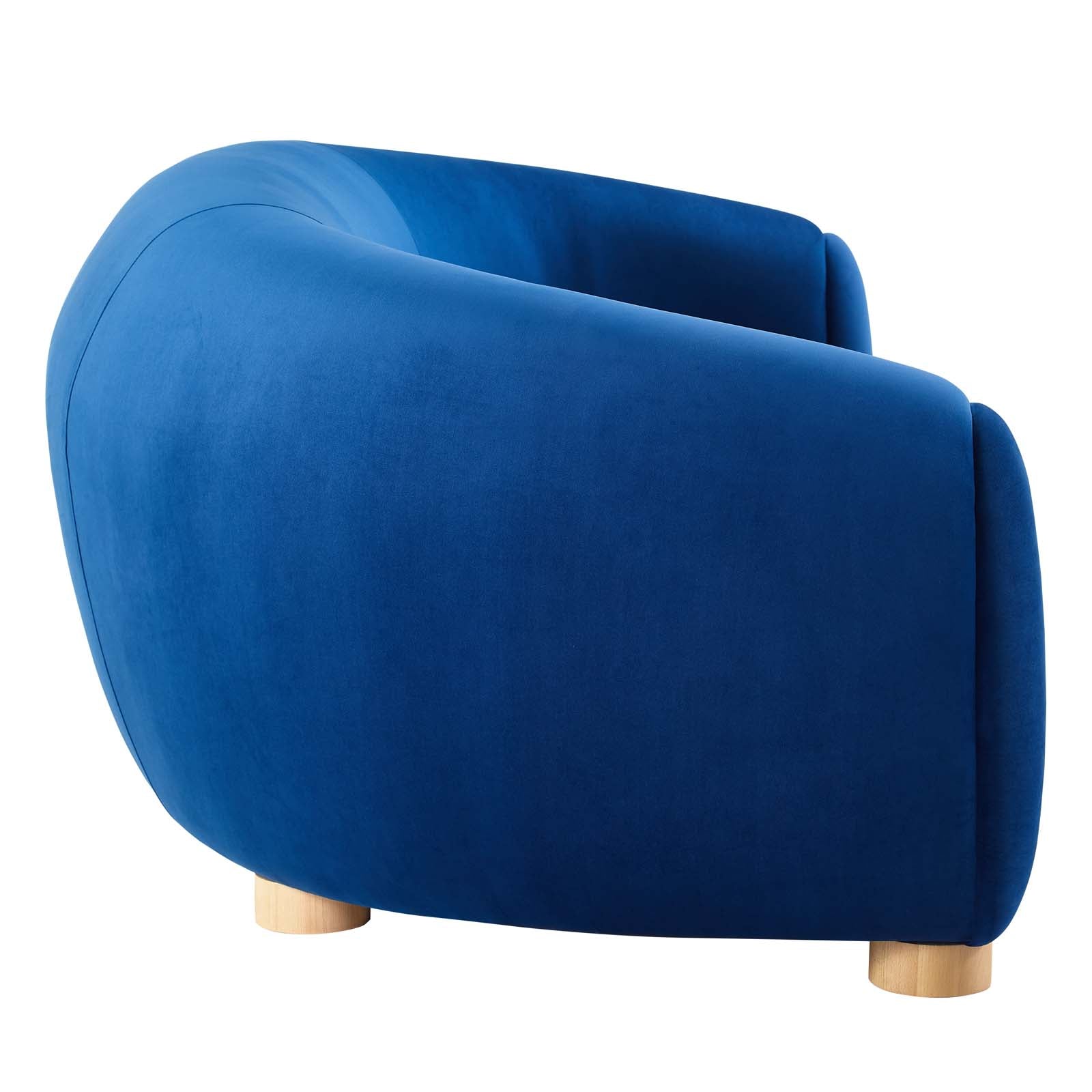 Modway Sofas & Couches - Abundant Performance Velvet Sofa Navy