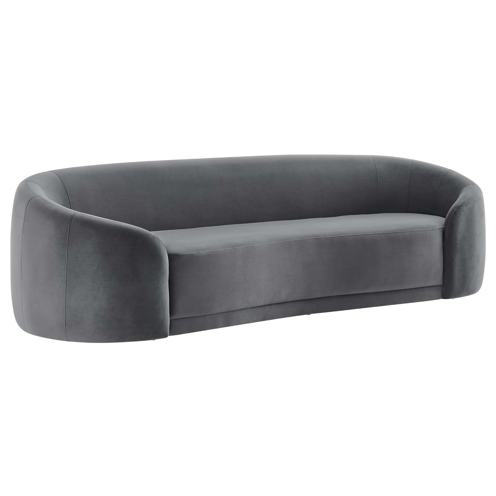 Modway Sofas & Couches - Contessa Performance Velvet Sofa Gray