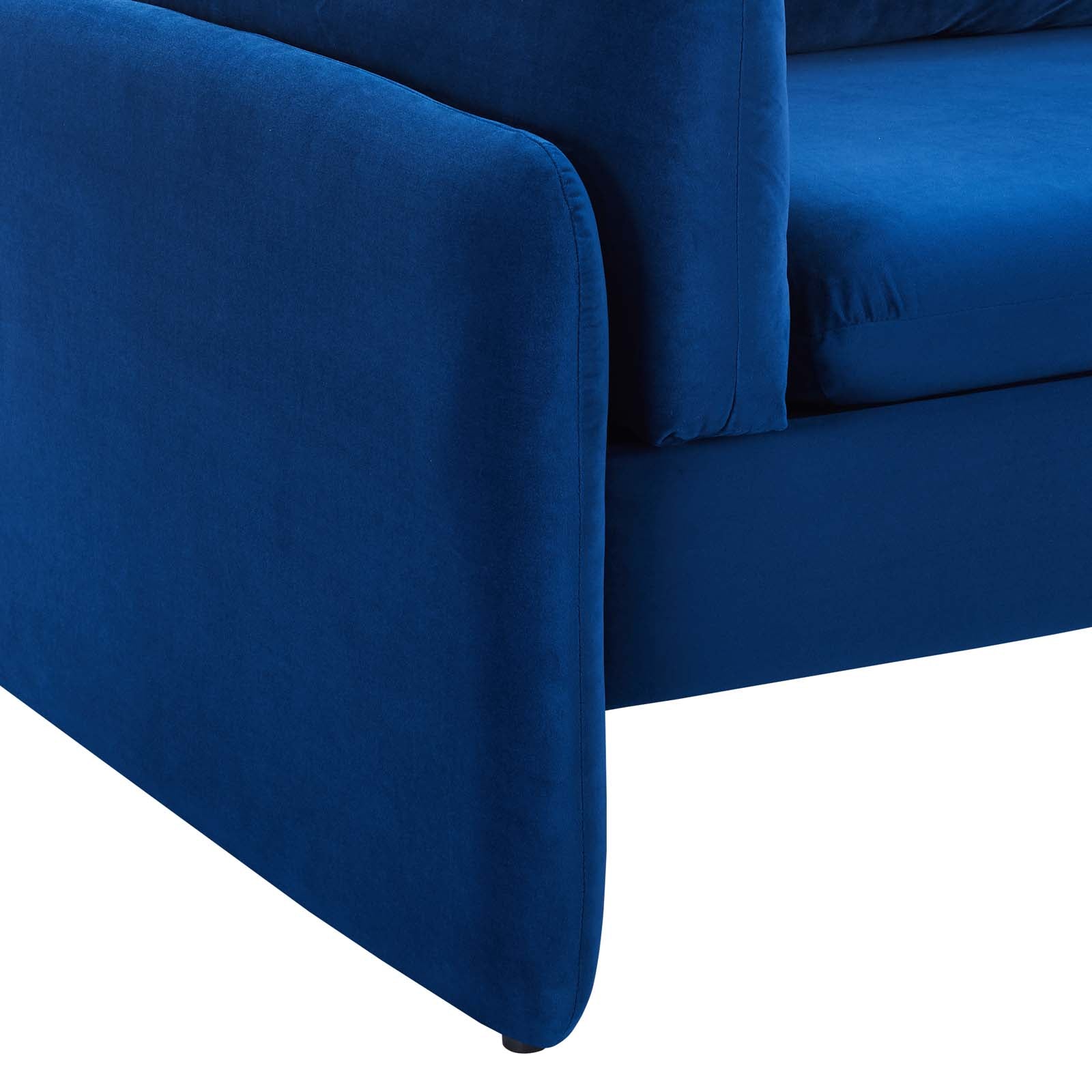 Modway Sofas & Couches - Indicate Performance Velvet Sofa Navy