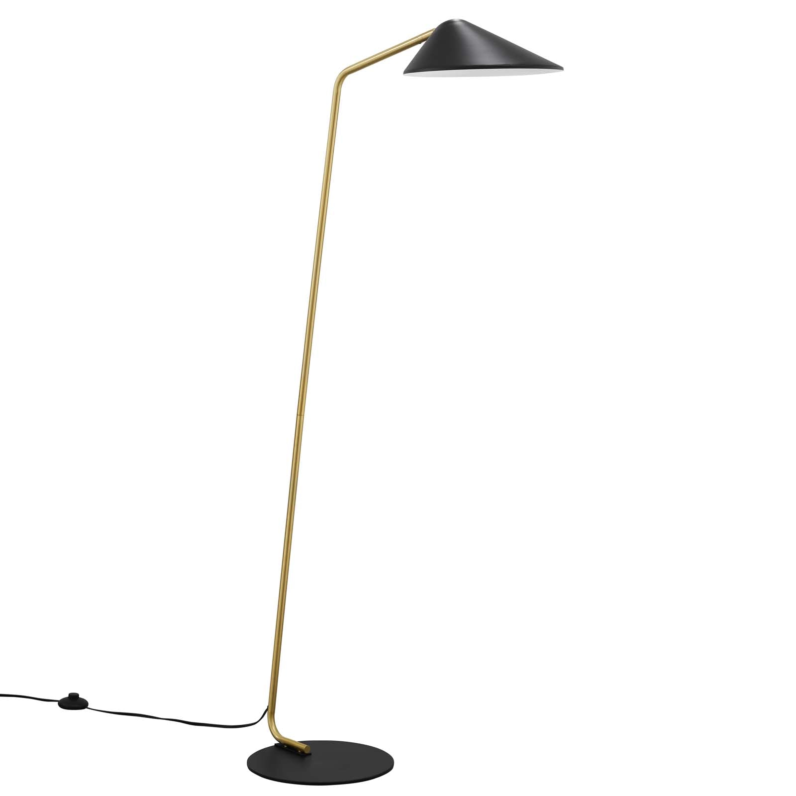 Modway Floor Lamps - Journey Standing Floor Lamp Black