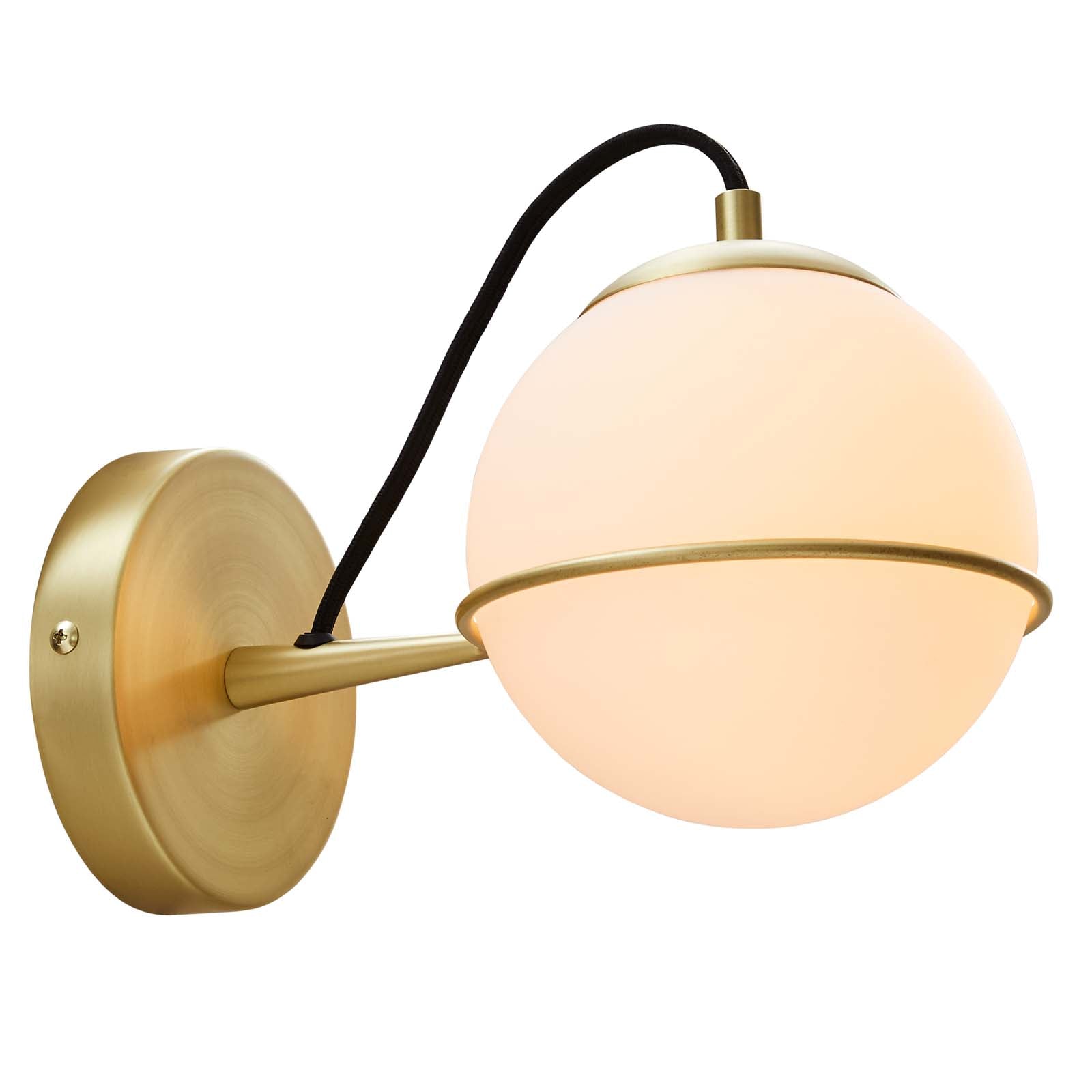 Modway Wall Sconces - Hanna Hardwire Wall Sconce Opal Gold