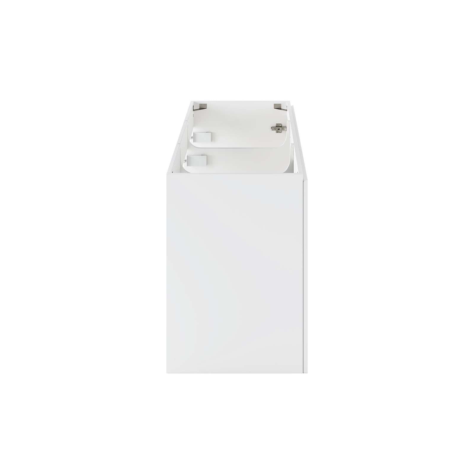 Modway Bathroom Vanity - Vitality 48" Wall-Mount Bathroom Vanity White