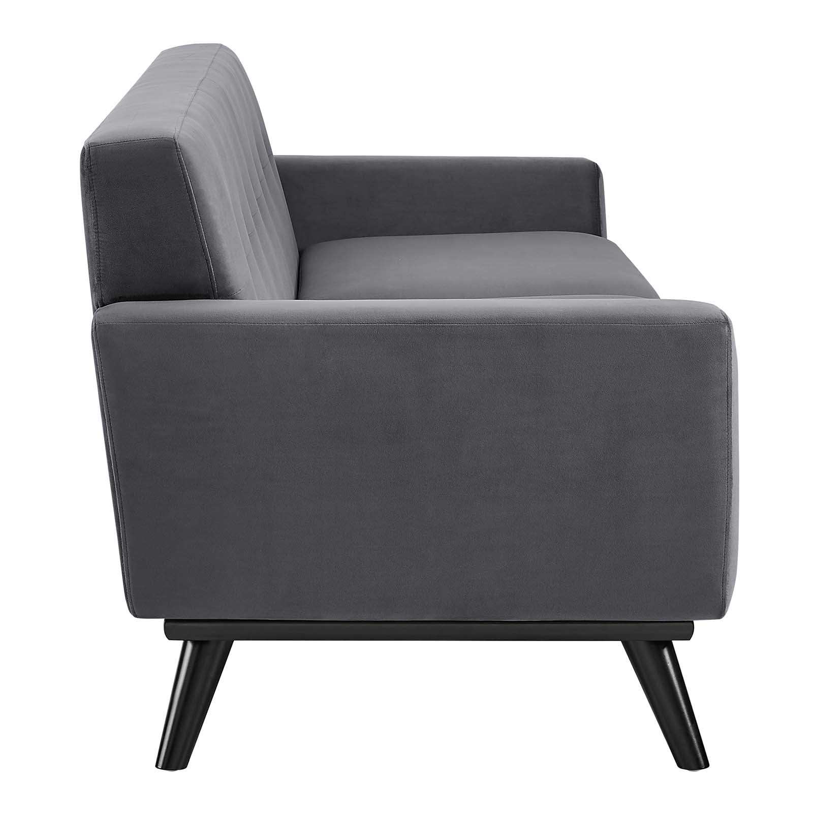 Modway Sofas & Couches - Engage Performance Velvet Sofa Gray