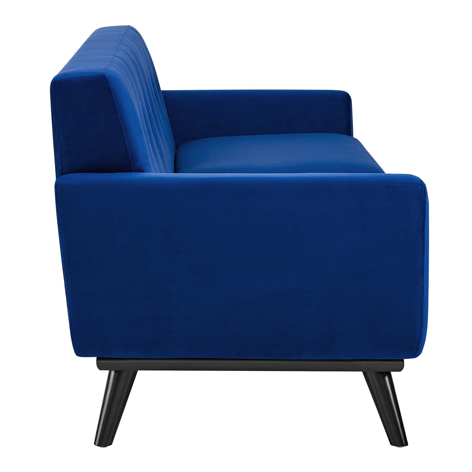 Modway Sofas & Couches - Engage Performance Velvet Sofa Navy