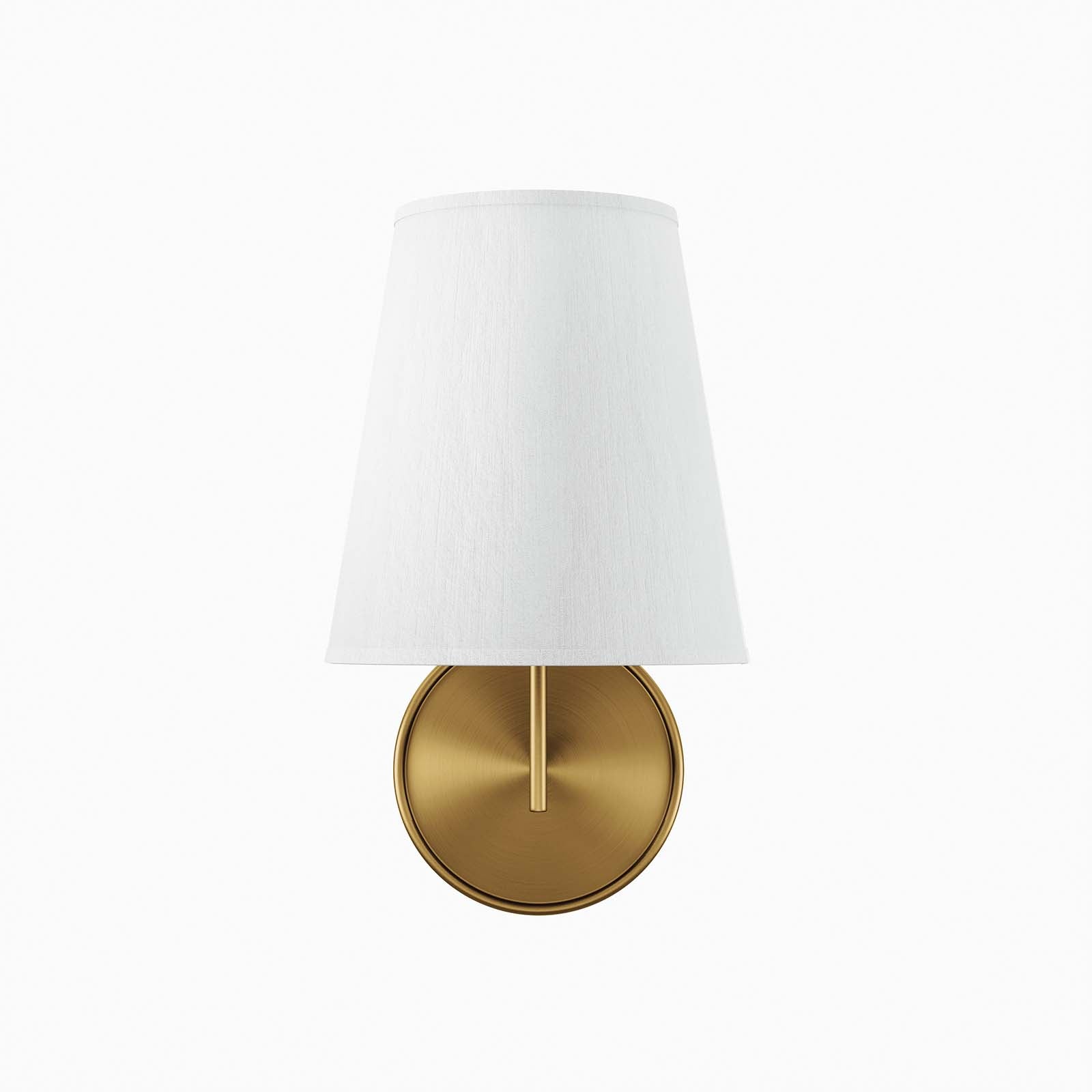 Modway Wall Sconces - Surround-Wall-Sconce-White-Satin-Brass