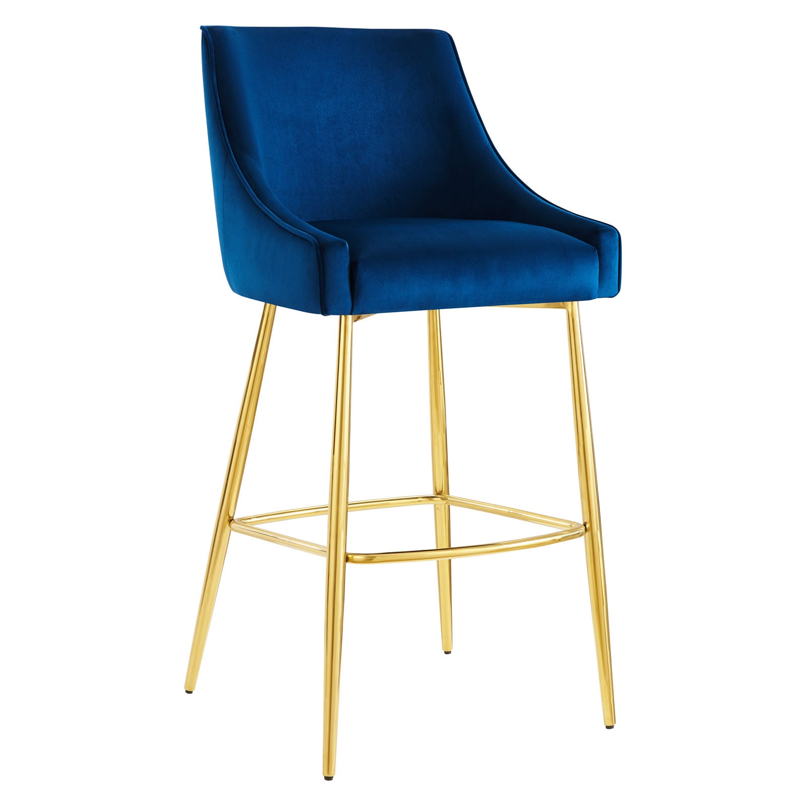 Modway Barstools - Discern Bar Stools - Set Of 2 Navy