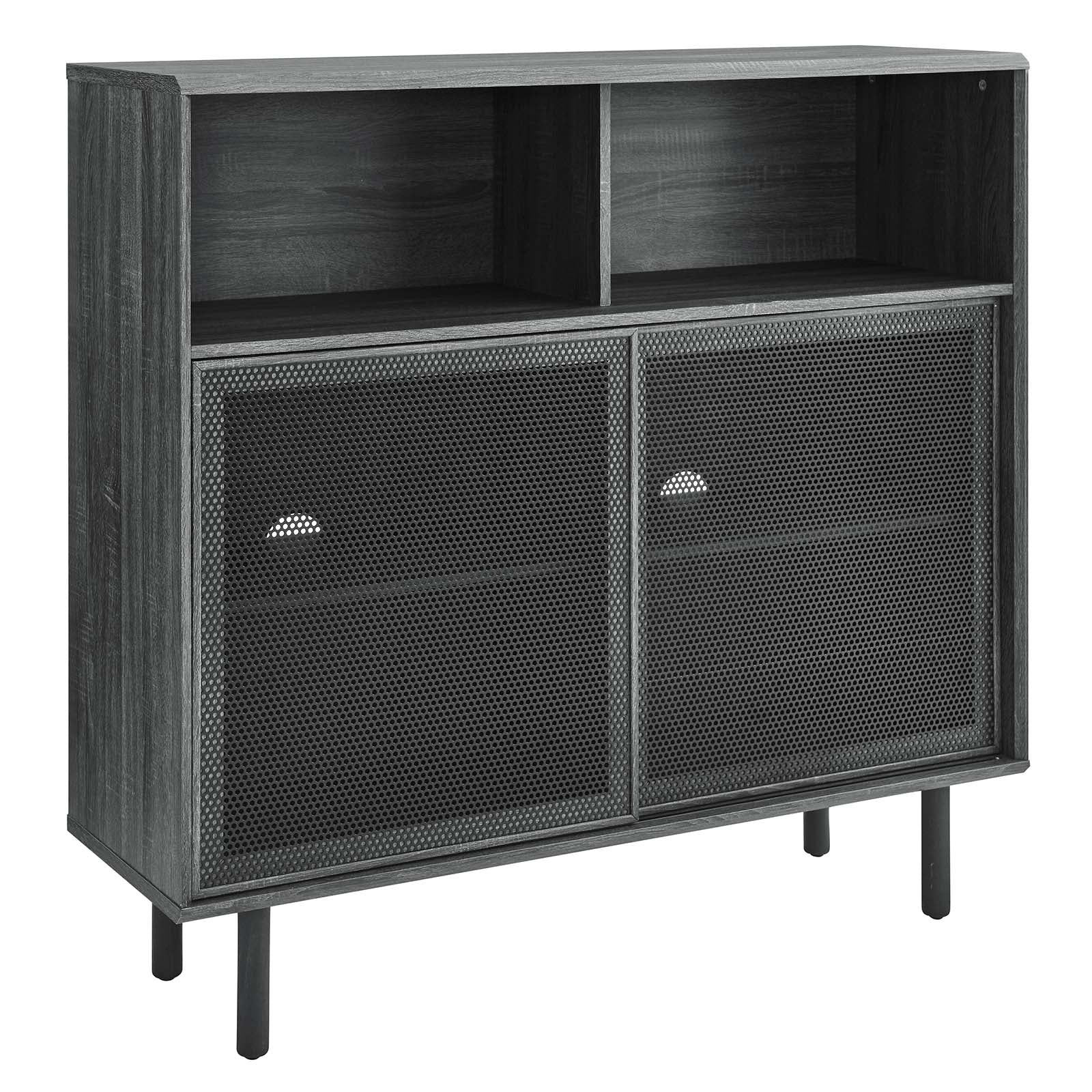 Modway Bookcases & Display Units - Kurtis-47"-Display-Cabinet-Charcoal