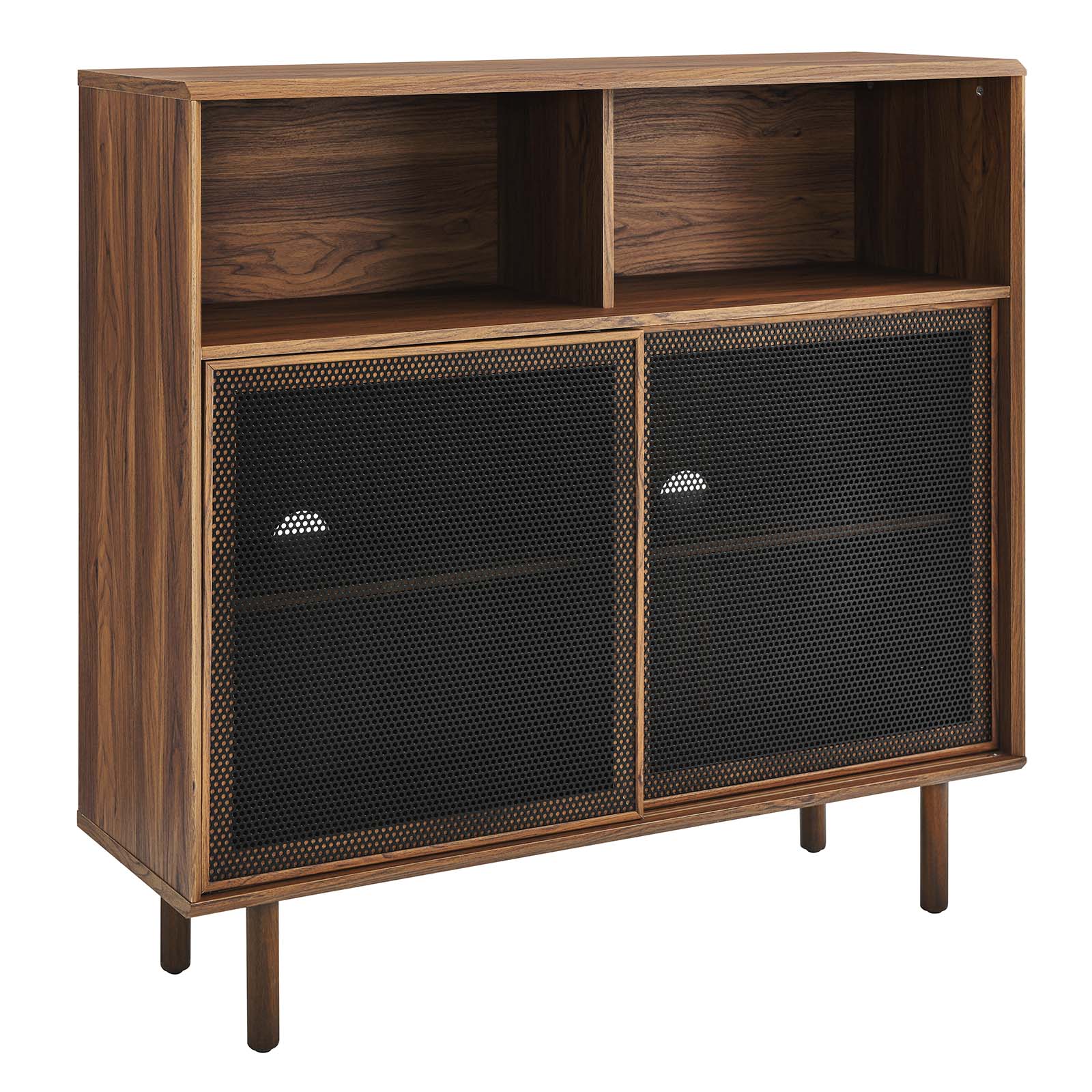 Modway Bookcases & Display Units - Kurtis-47"-Display-Cabinet-Walnut