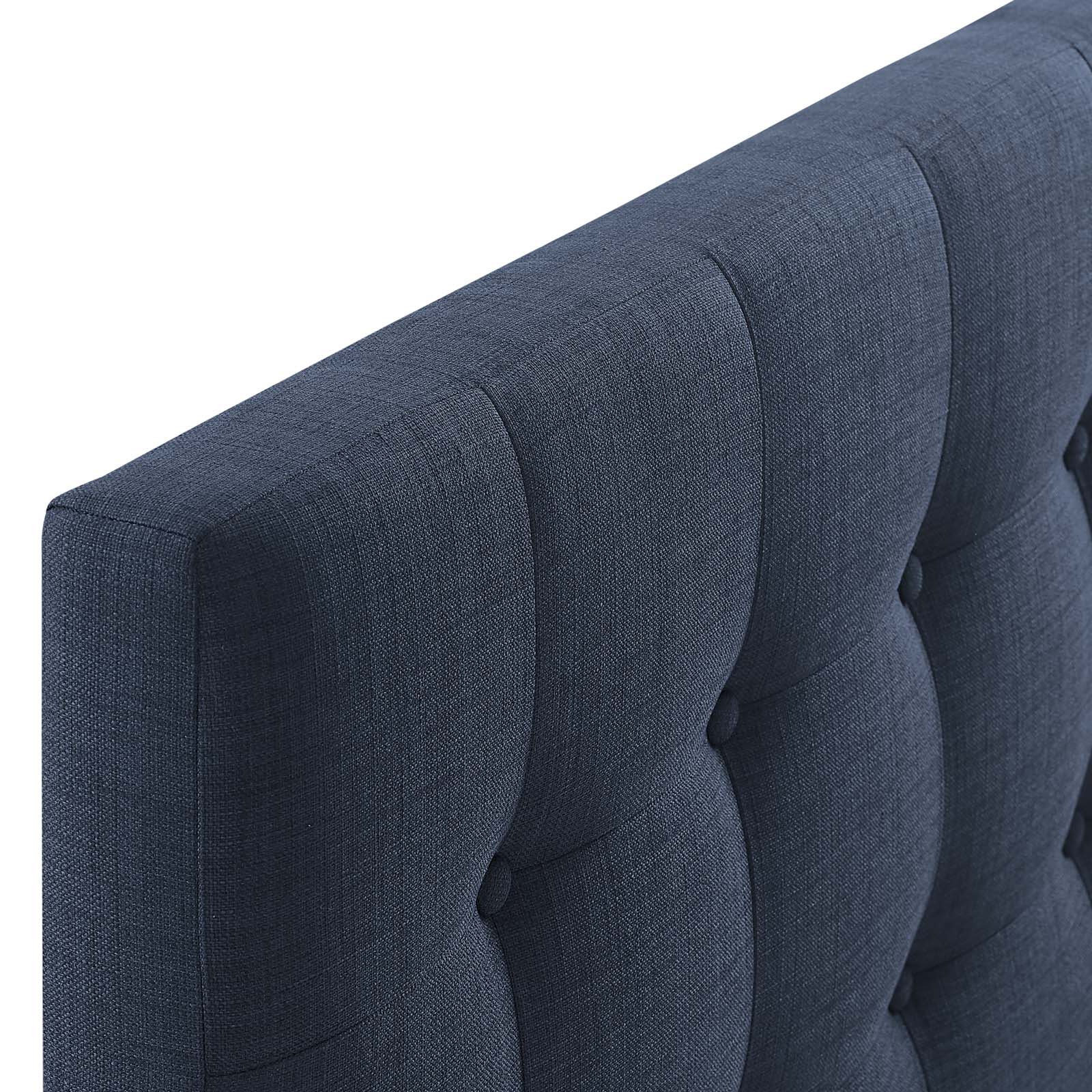 Modway Headboards - Emily King Upholstered Fabric Headboard Navy