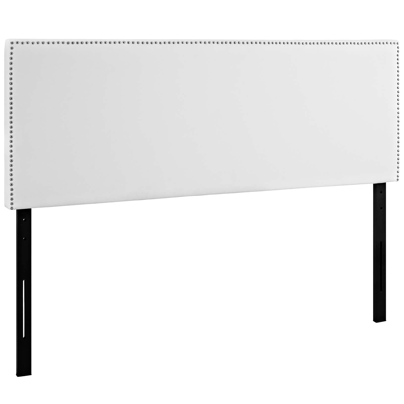 Modway Headboards - Phoebe Queen Upholstered Vinyl Headboard White