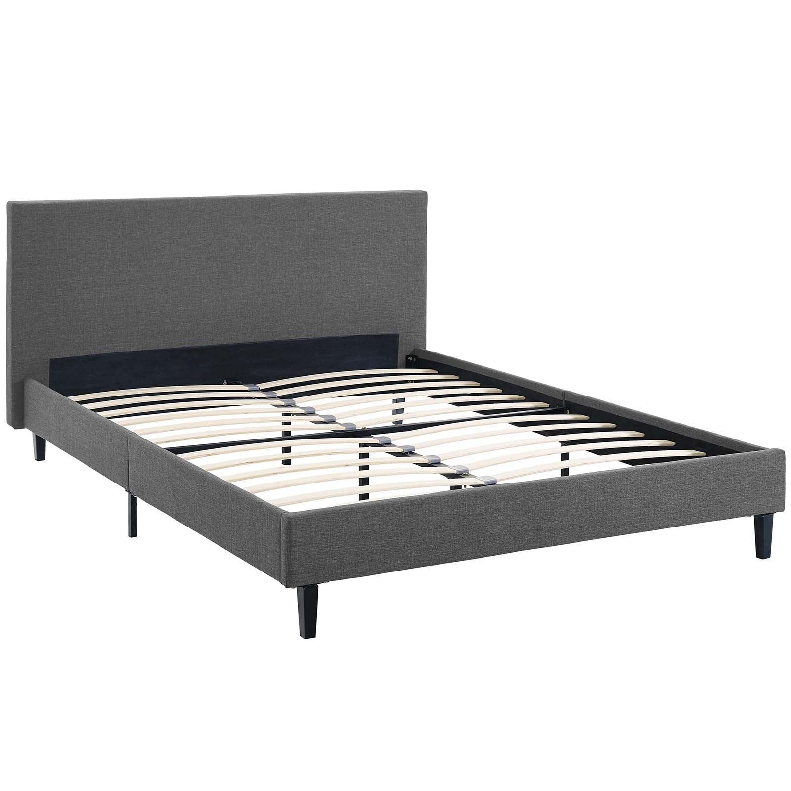 Modway Beds - Anya Full Bed Gray