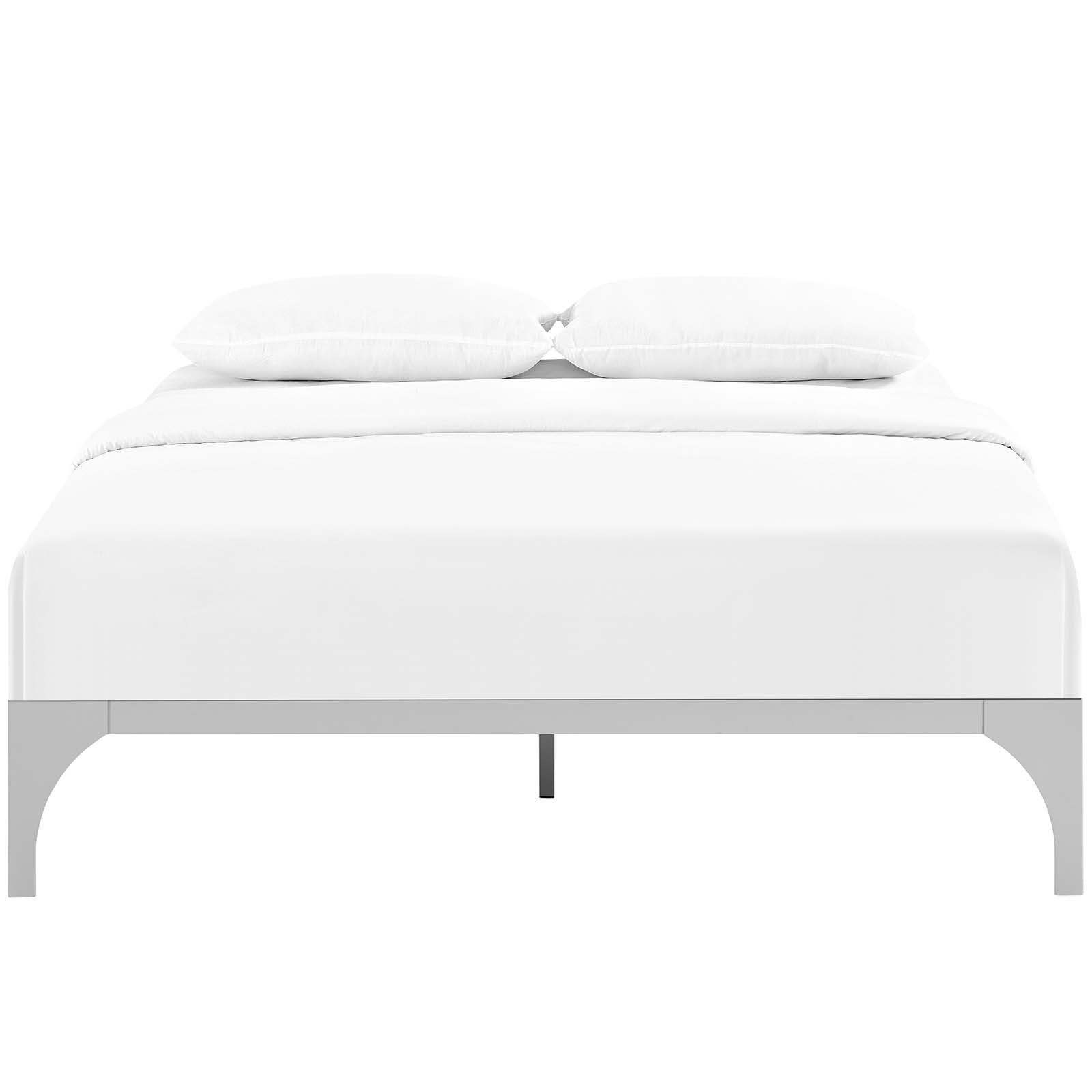 Modway Beds - Ollie Queen Bed Frame Silver