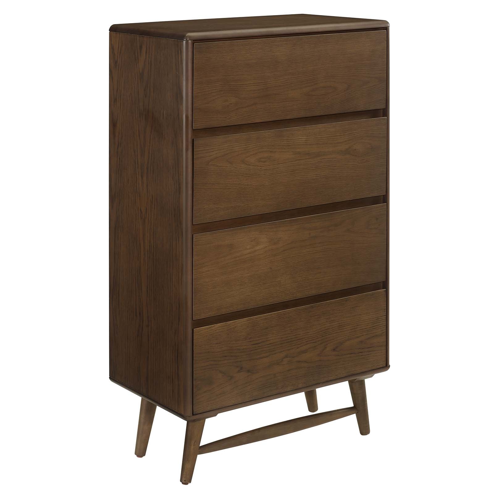 Modway Chest of Drawers - Talwyn Wood Chest Chestnut