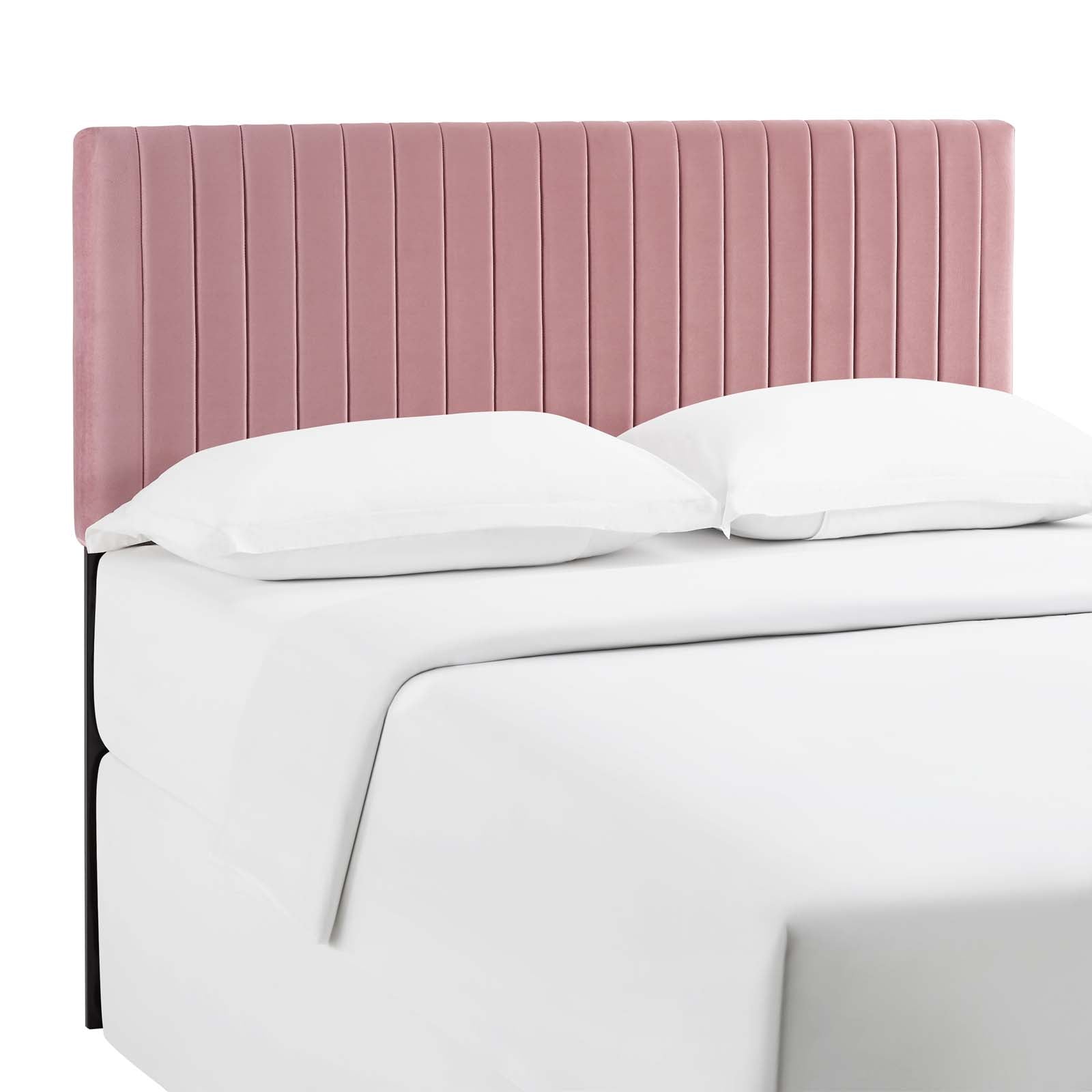 Modway Headboards - Keira Full / Queen Performance Velvet Headboard Dusty Rose