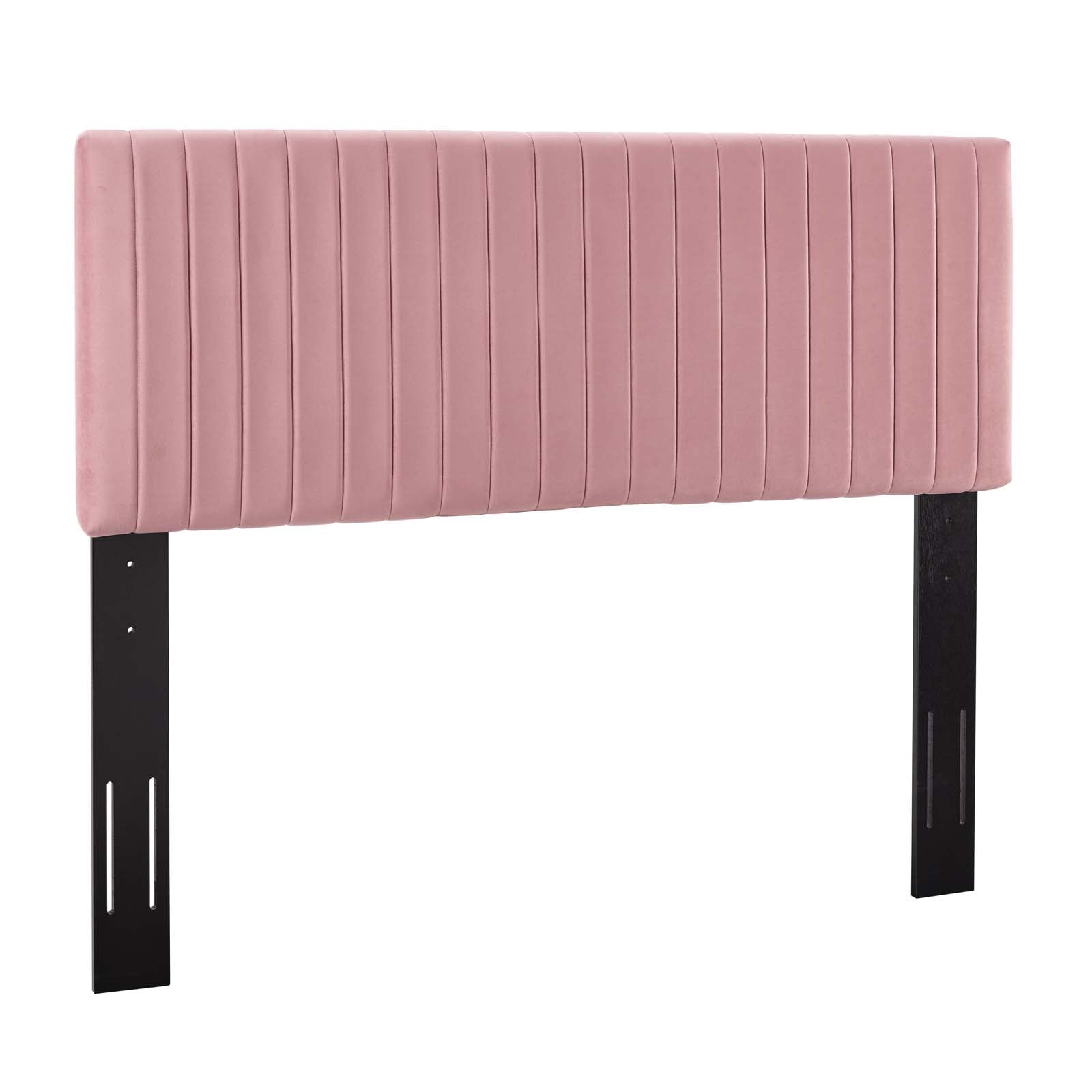 Modway Headboards - Keira Full / Queen Performance Velvet Headboard Dusty Rose