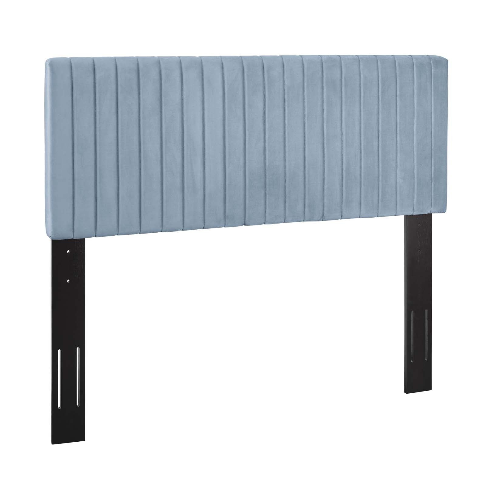 Modway Headboards - Keira Full / Queen Performance Velvet Headboard Light Blue