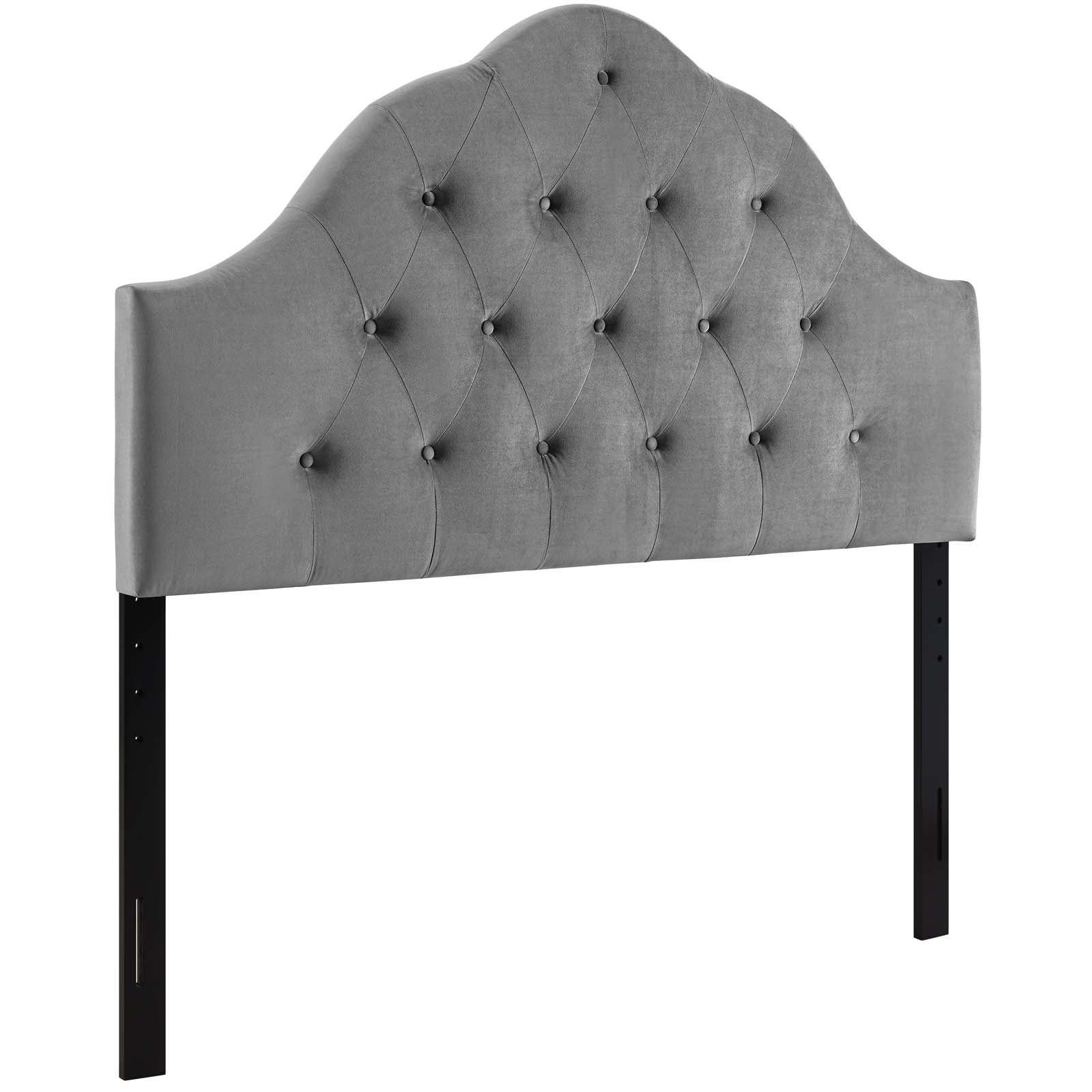 Modway Headboards - Sovereign Full Diamond Tufted Headboard Gray