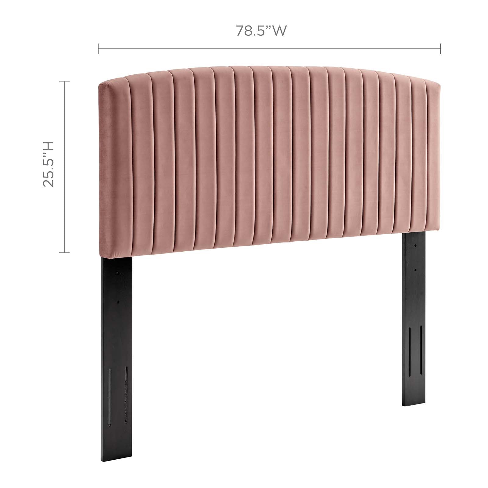 Modway Headboards - Rebecca King / California King Headboard Dusty Rose