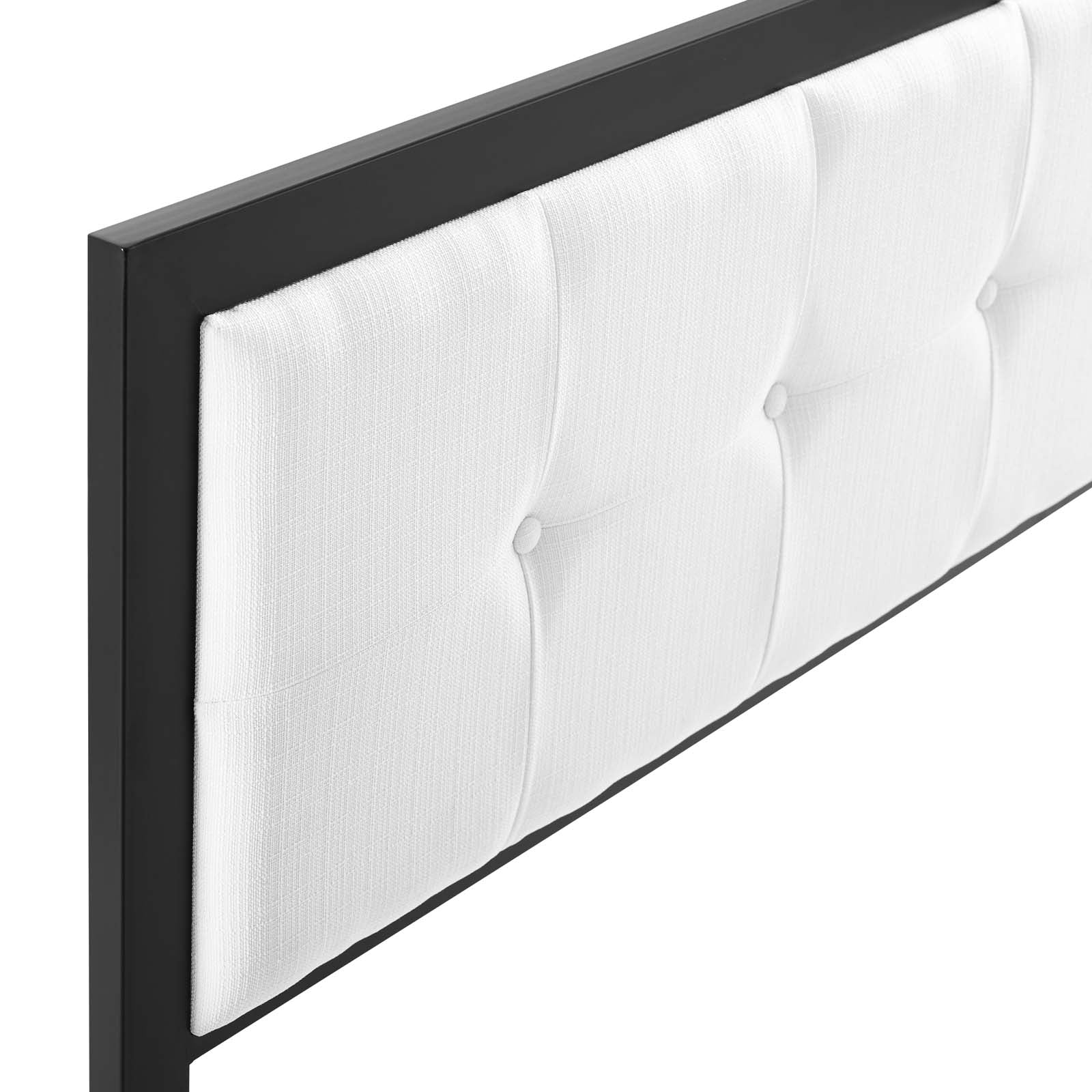 Modway Headboards - Teagan Tufted Twin Headboard Black White