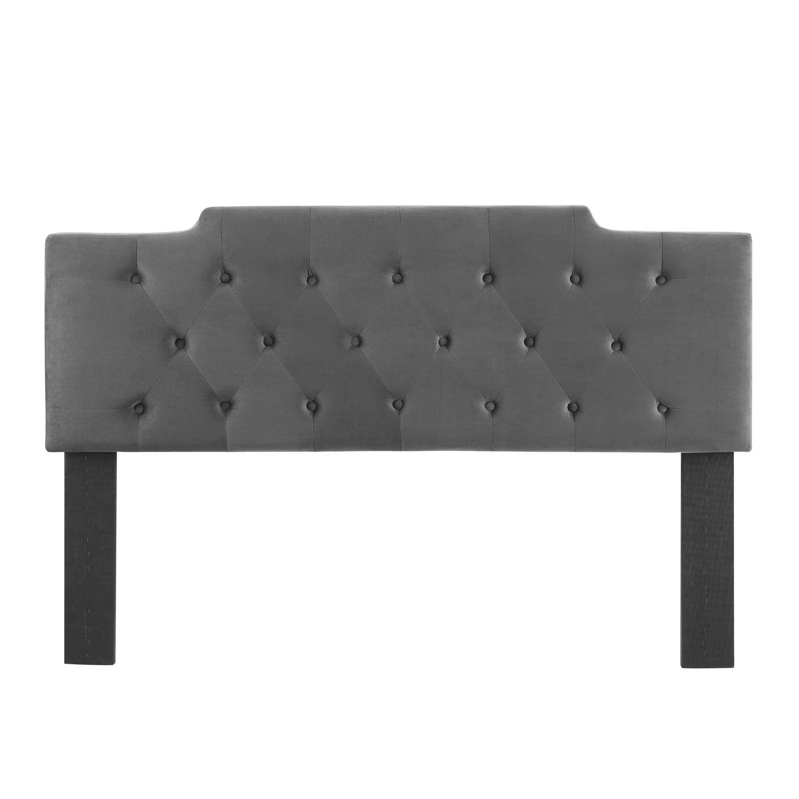 Modway Headboards - Juliet Tufted Twin Headboard Charcoal