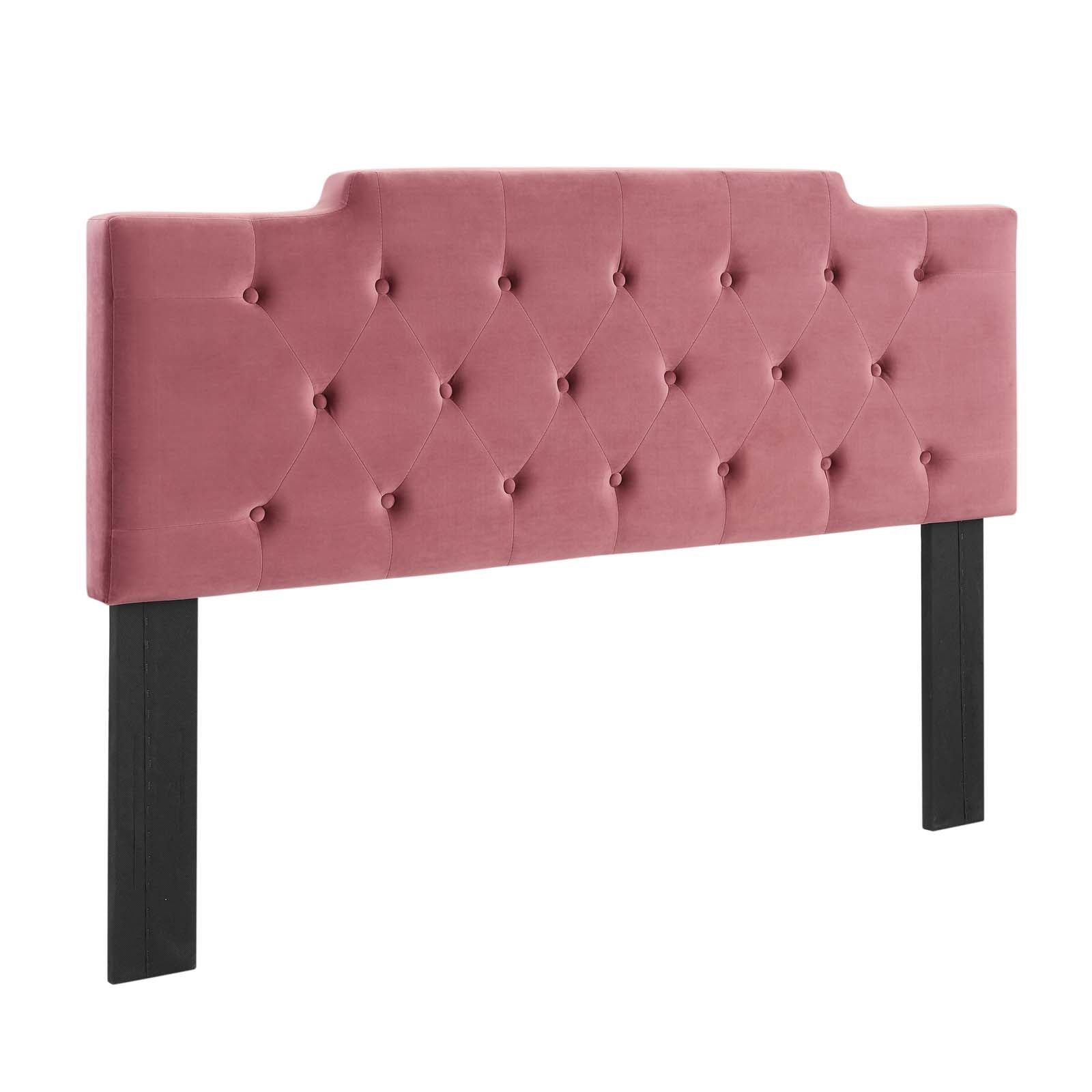 Modway Headboards - Juliet Tufted Twin Headboard Dusty Rose