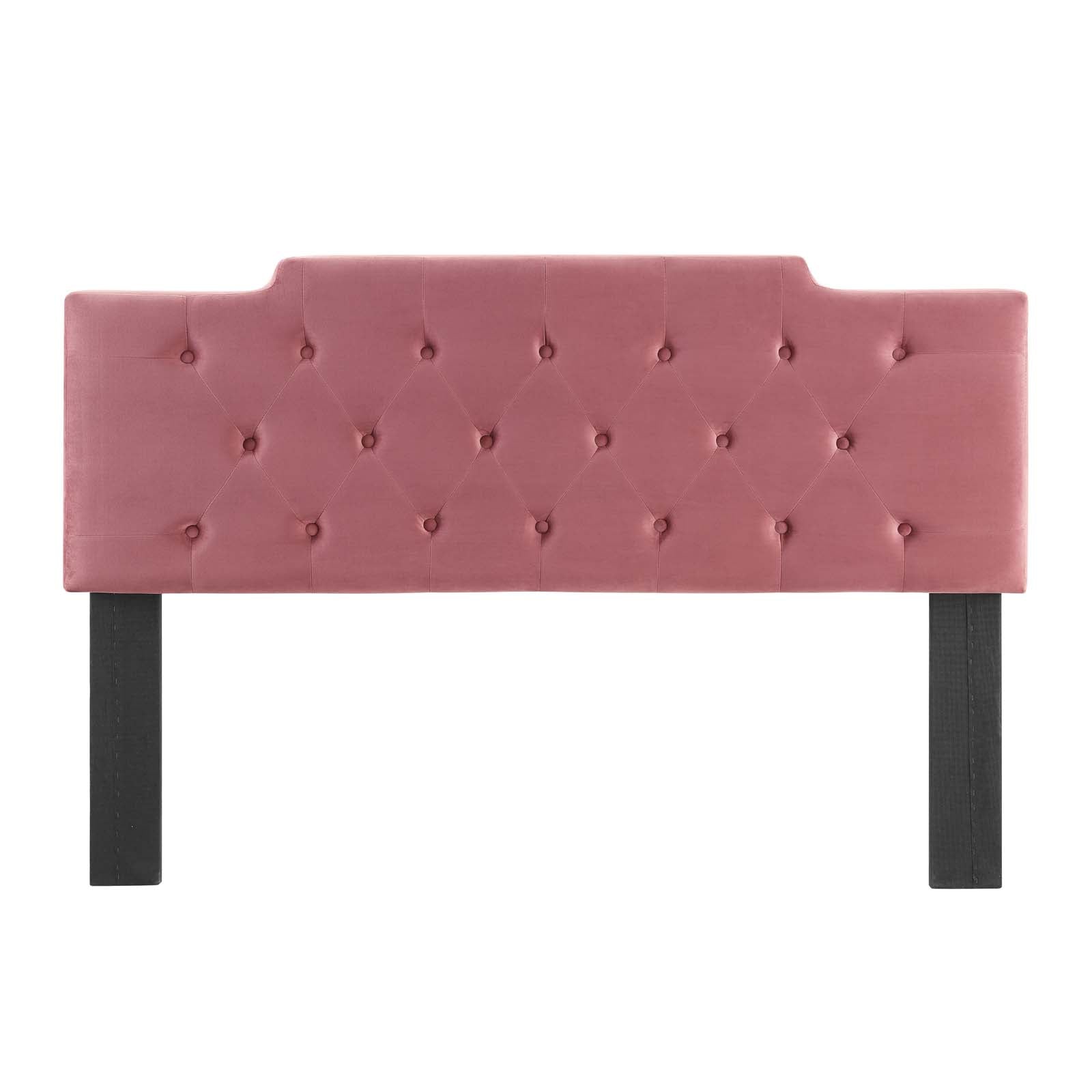 Modway Headboards - Juliet Tufted Twin Headboard Dusty Rose