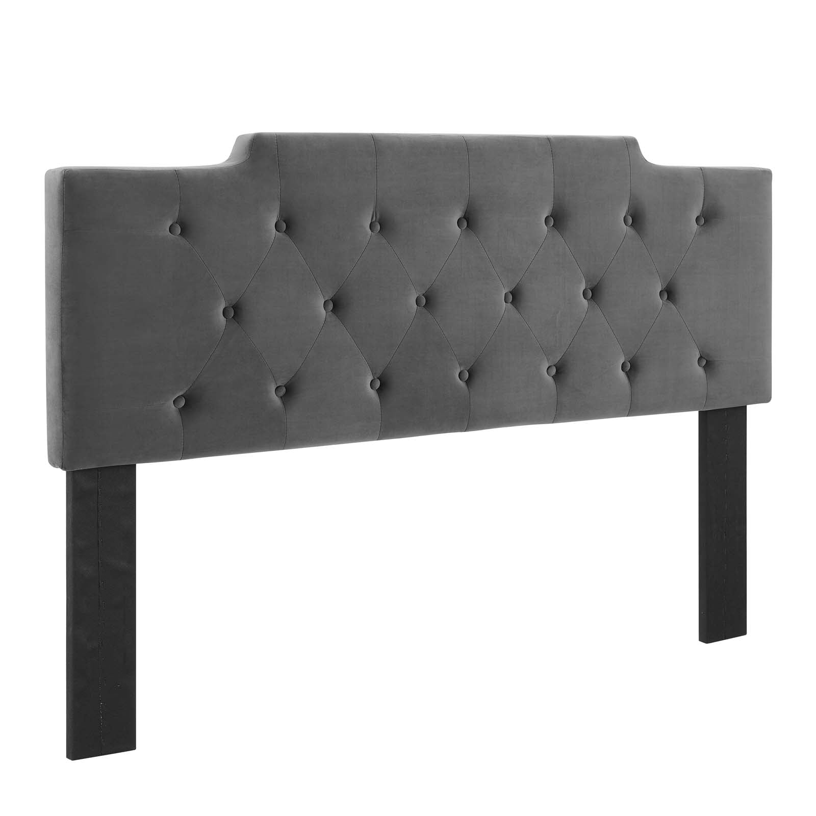Modway Headboards - Juliet Tufted Full/Queen Headboard Charcoal