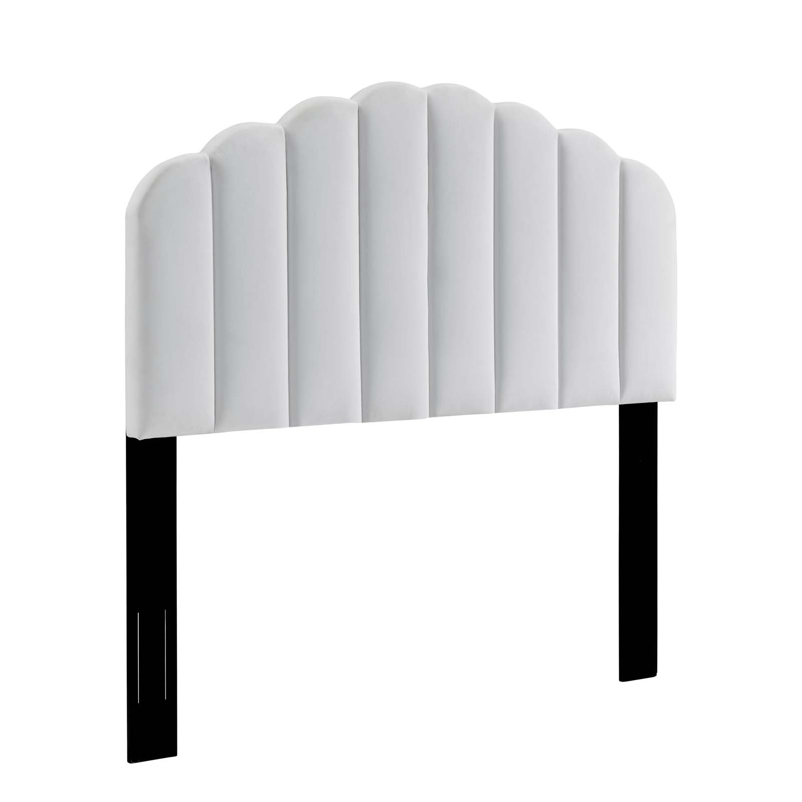 Modway Headboards - Veronique King/California King Performance Velvet Headboard White