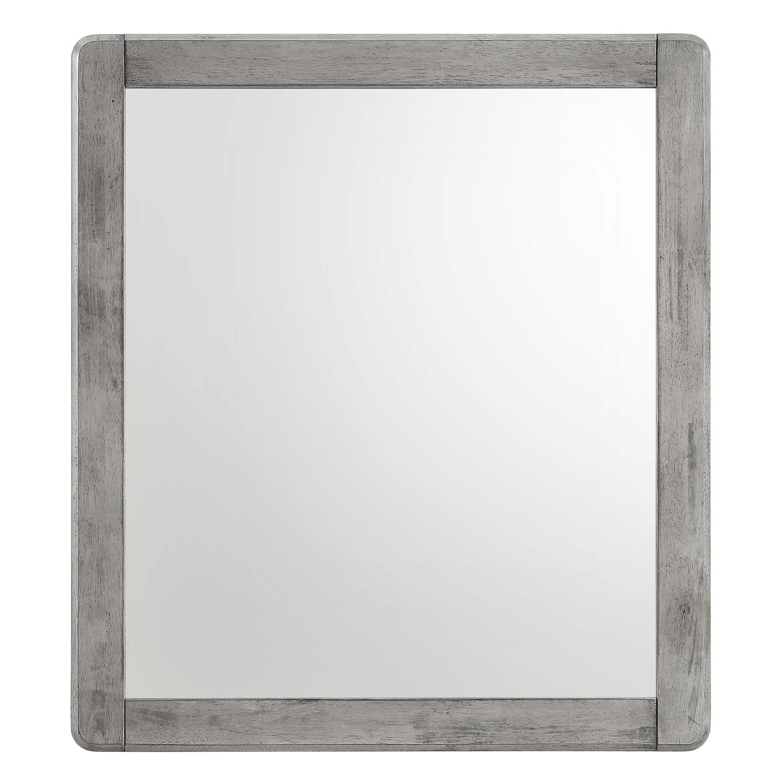 Modway Mirrors - Georgia Wood Mirror Gray