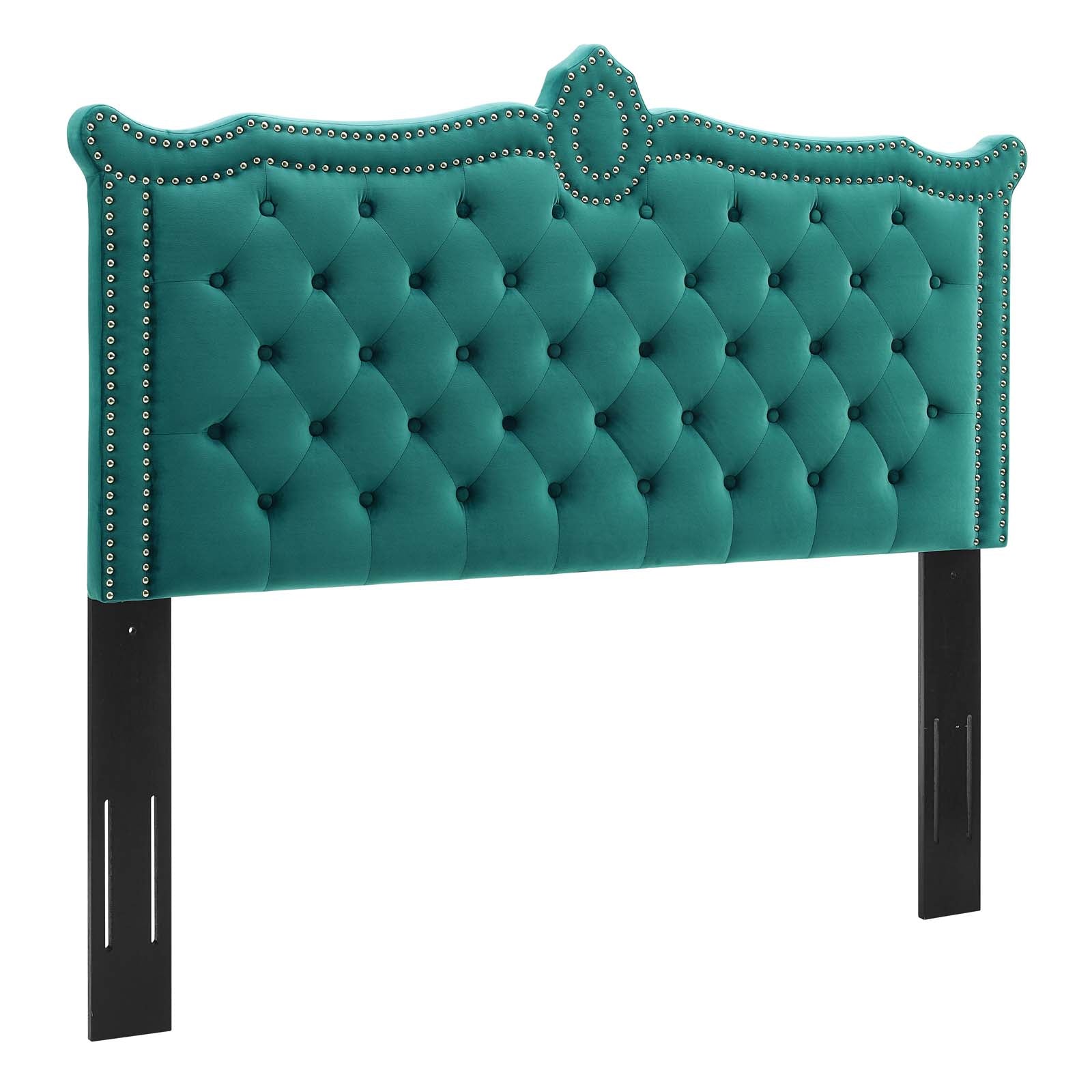 Modway Headboards - Louisa Tufted Performance Velvet Twin Headboard Teal