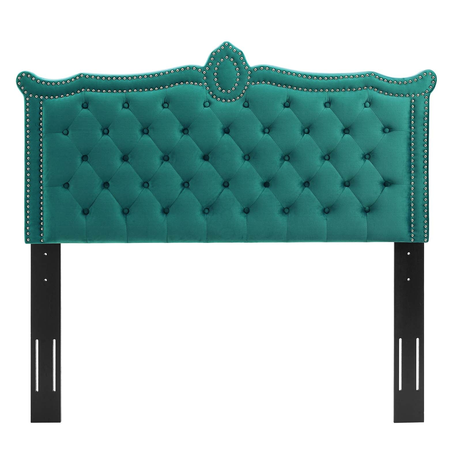 Modway Headboards - Louisa Tufted Performance Velvet Twin Headboard Teal