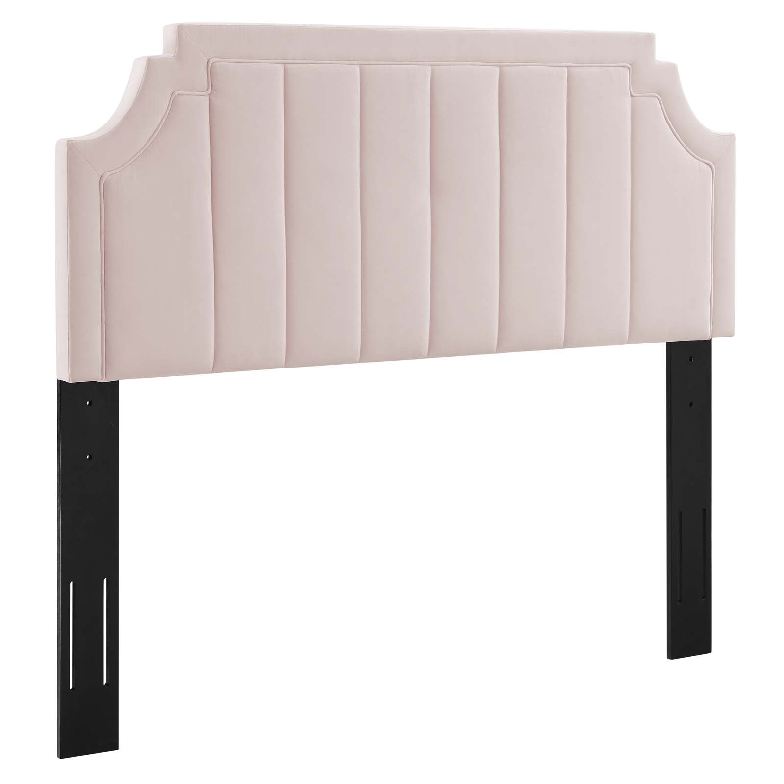 Modway Headboards - Alyona Channel Tufted King/California Headboard Pink