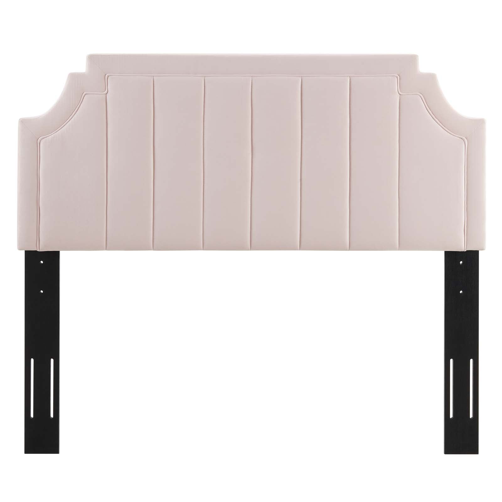 Modway Headboards - Alyona Channel Tufted King/California Headboard Pink
