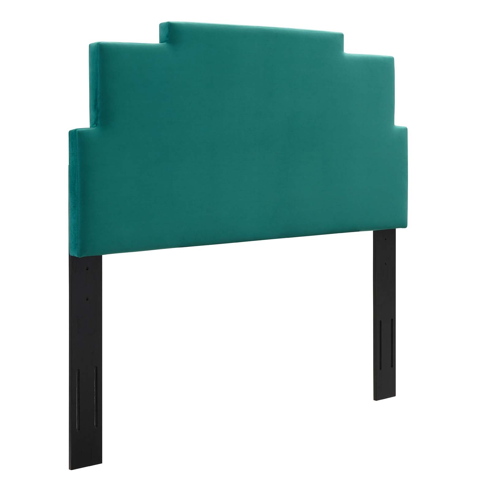 Modway Headboards - Kasia Performance Velvet Twin Headboard Teal