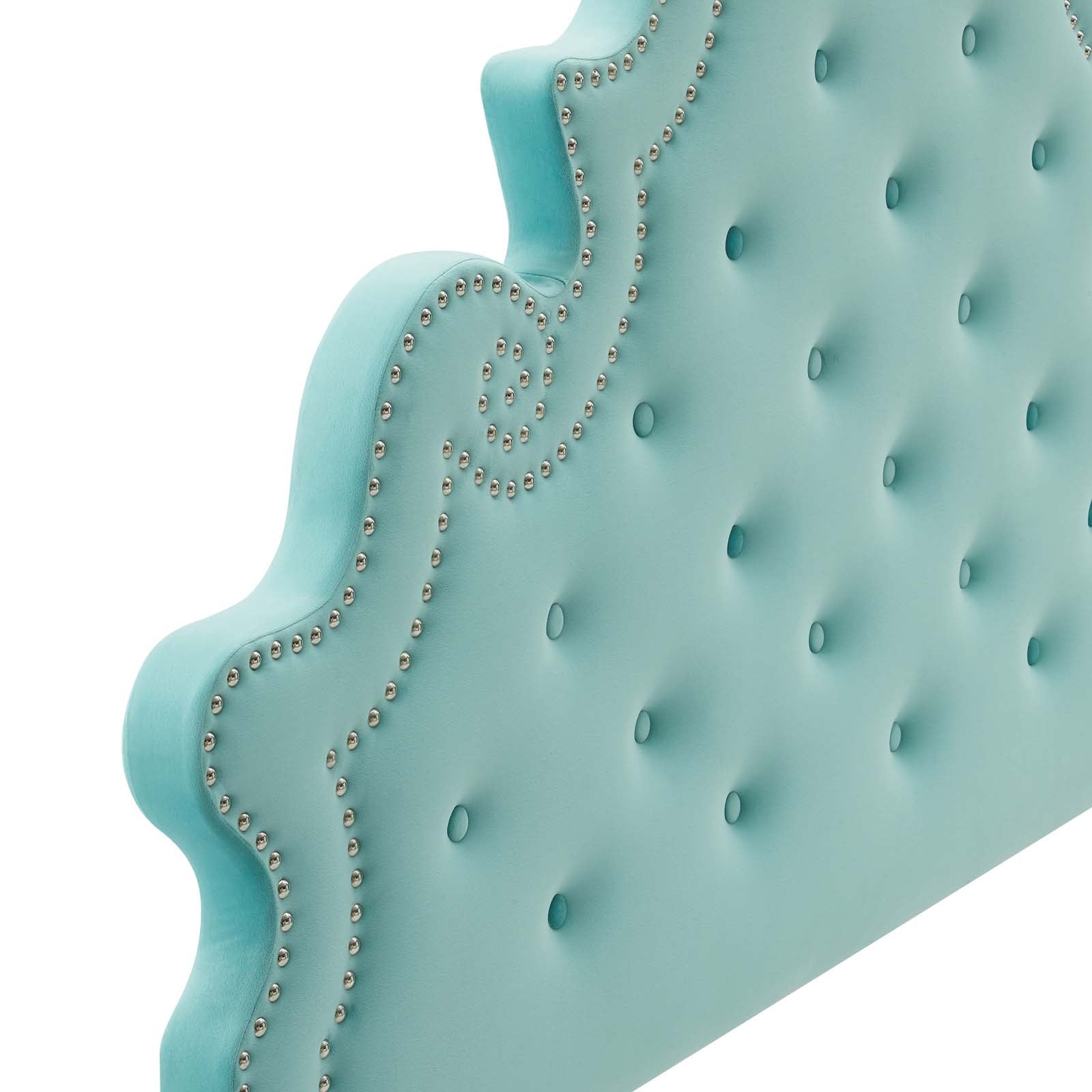 Modway Headboards - Diana Tufted Performance Velvet King/California King Headboard Mint
