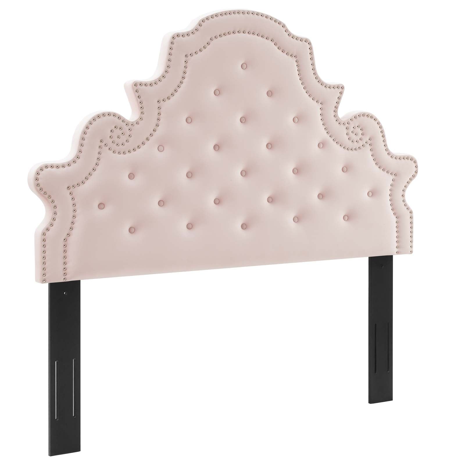 Modway Headboards - Diana Tufted Performance Velvet King/California King Headboard Pink