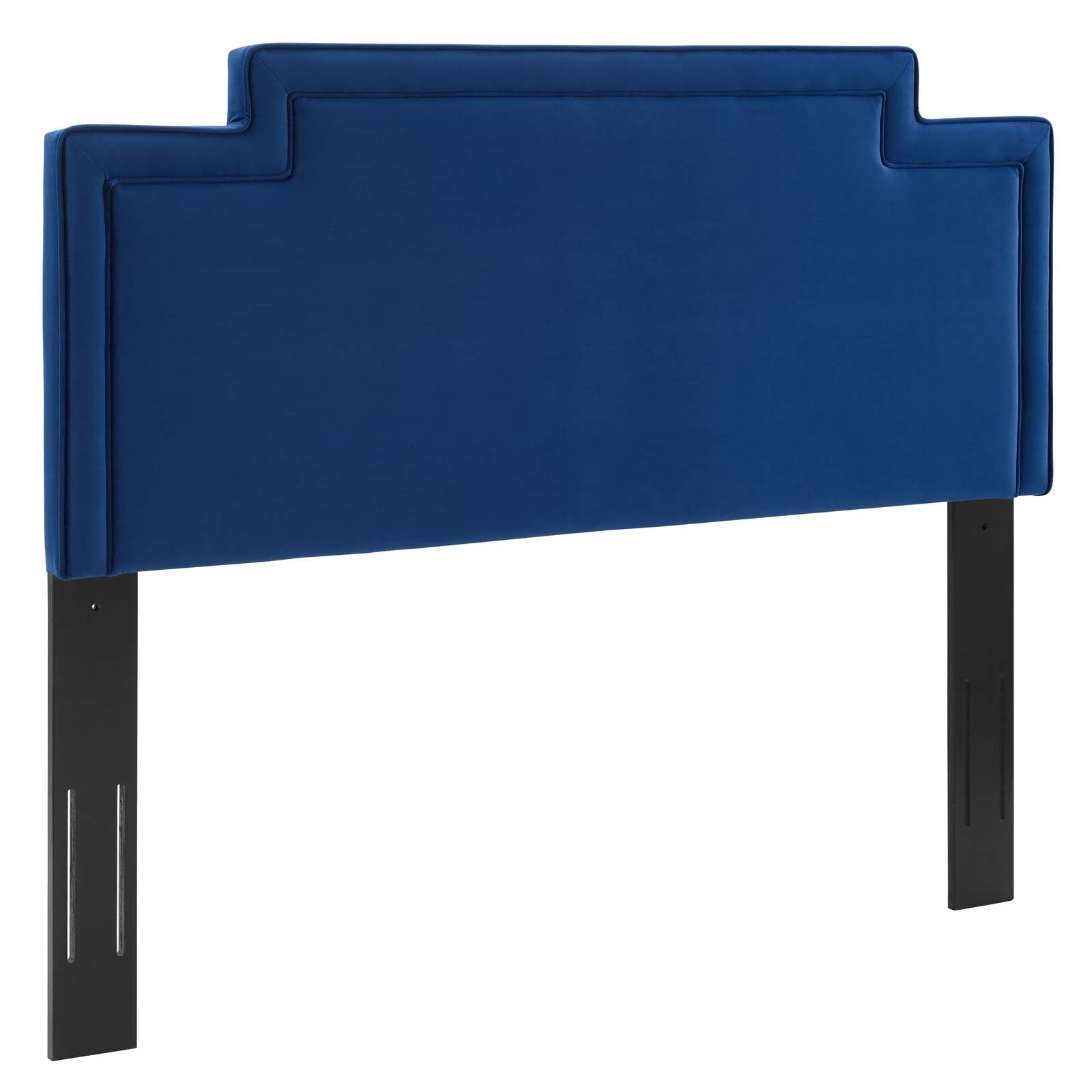 Modway Headboards - Transfix Performance Velvet King/California King Headboard Navy
